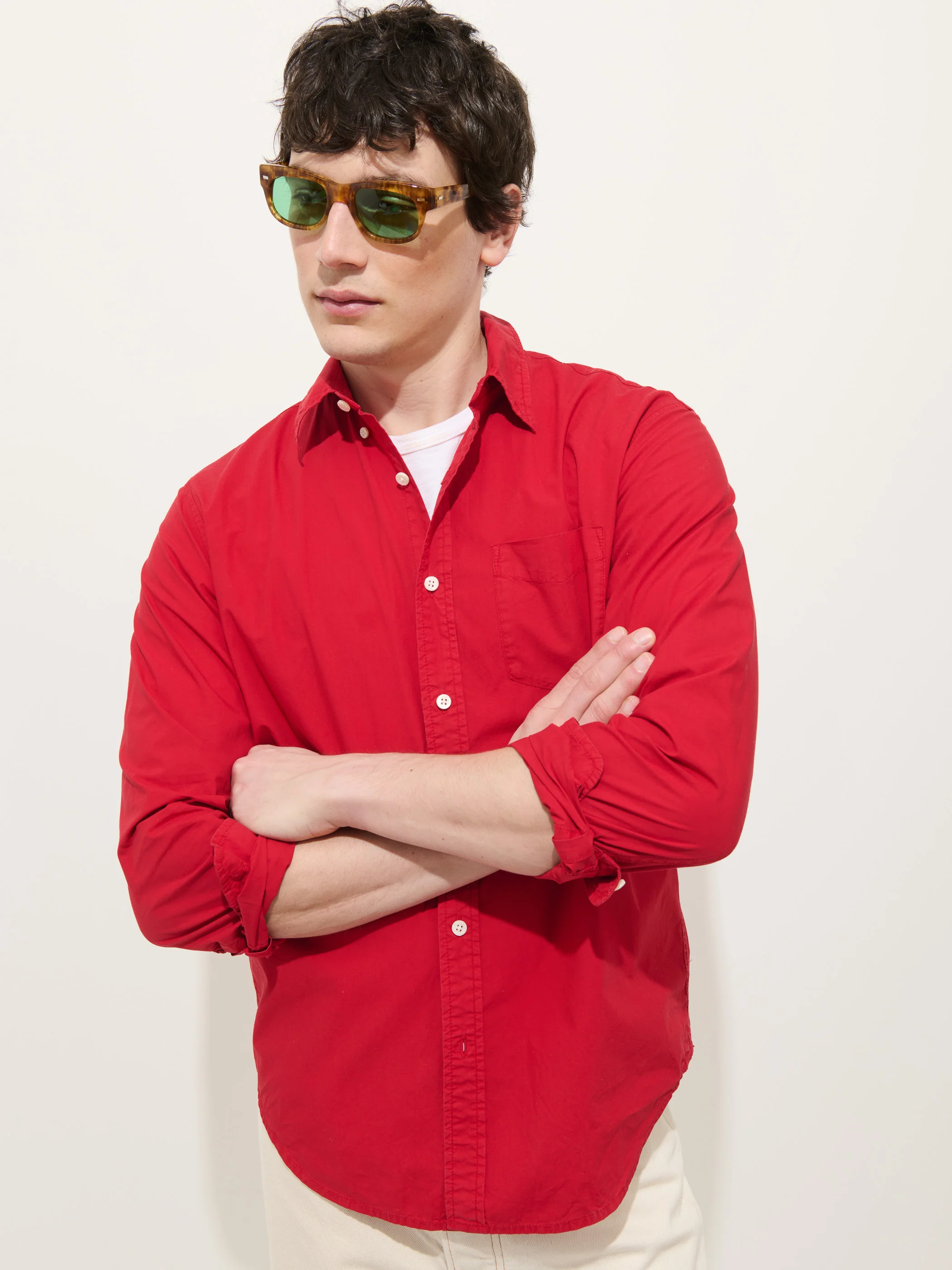 Mill Shirt In Cotton Poplin - Image 4