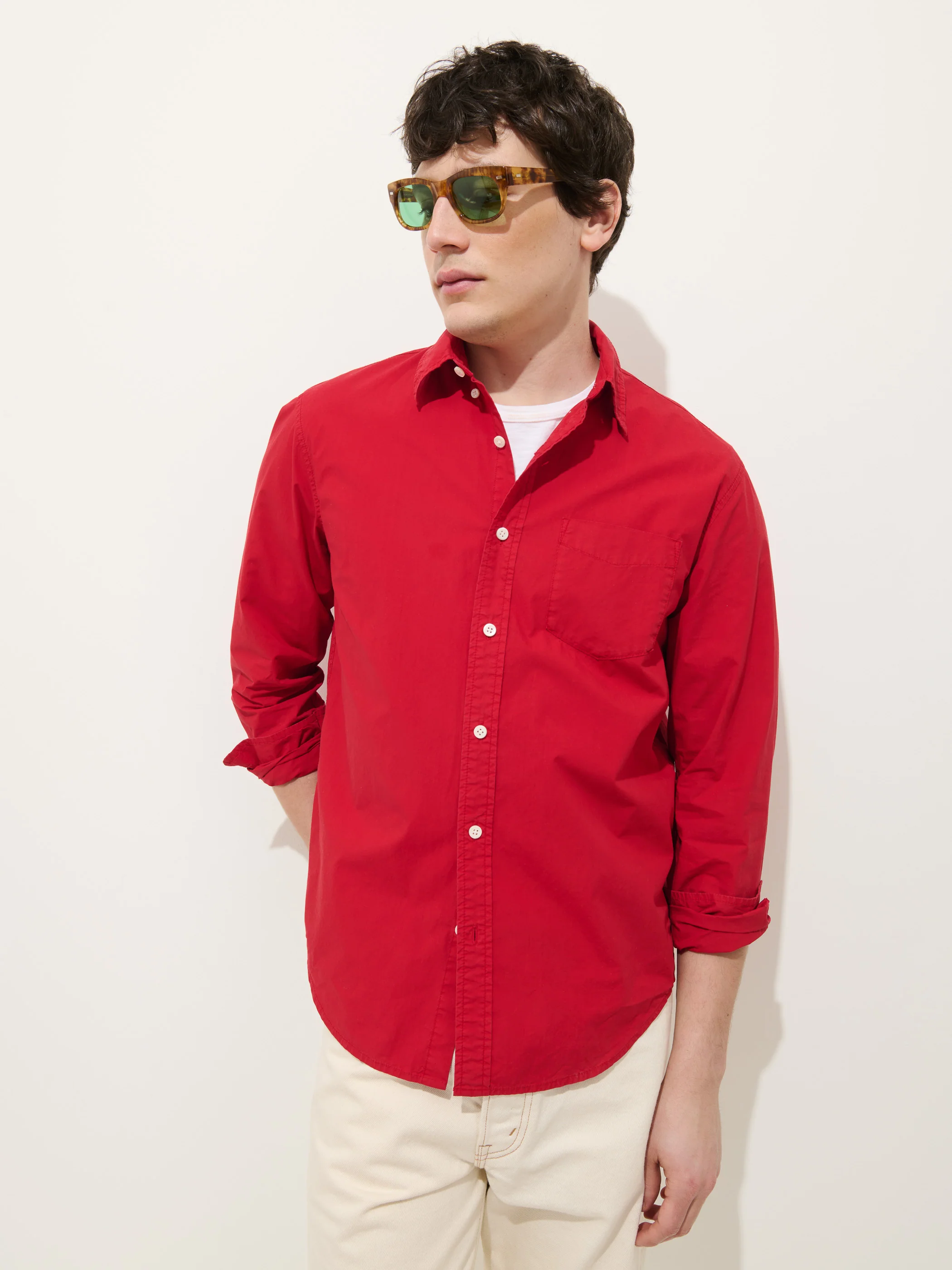 Mill Shirt In Cotton Poplin - Image 5