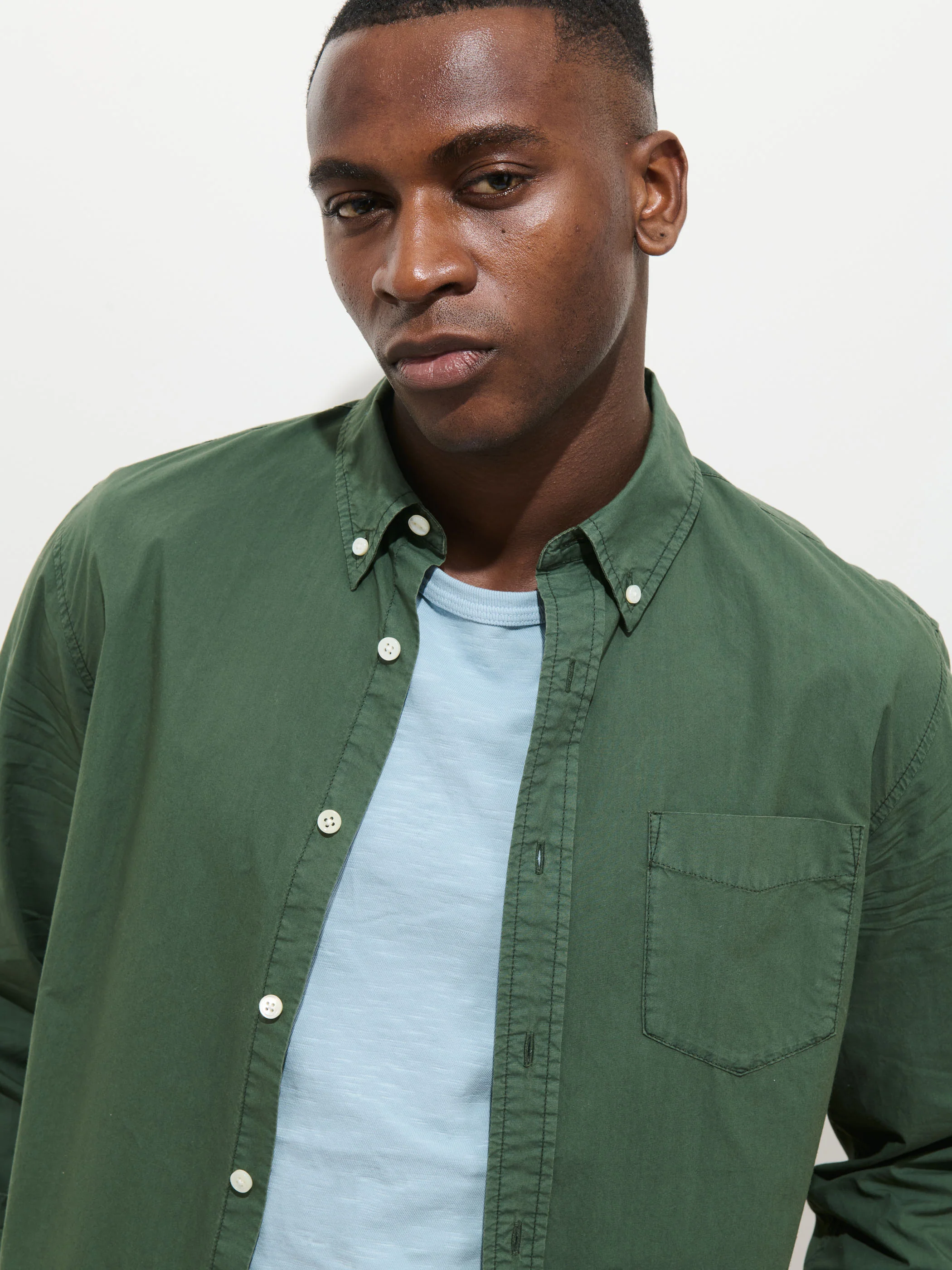 Mill Shirt In Cotton Poplin - Image 4