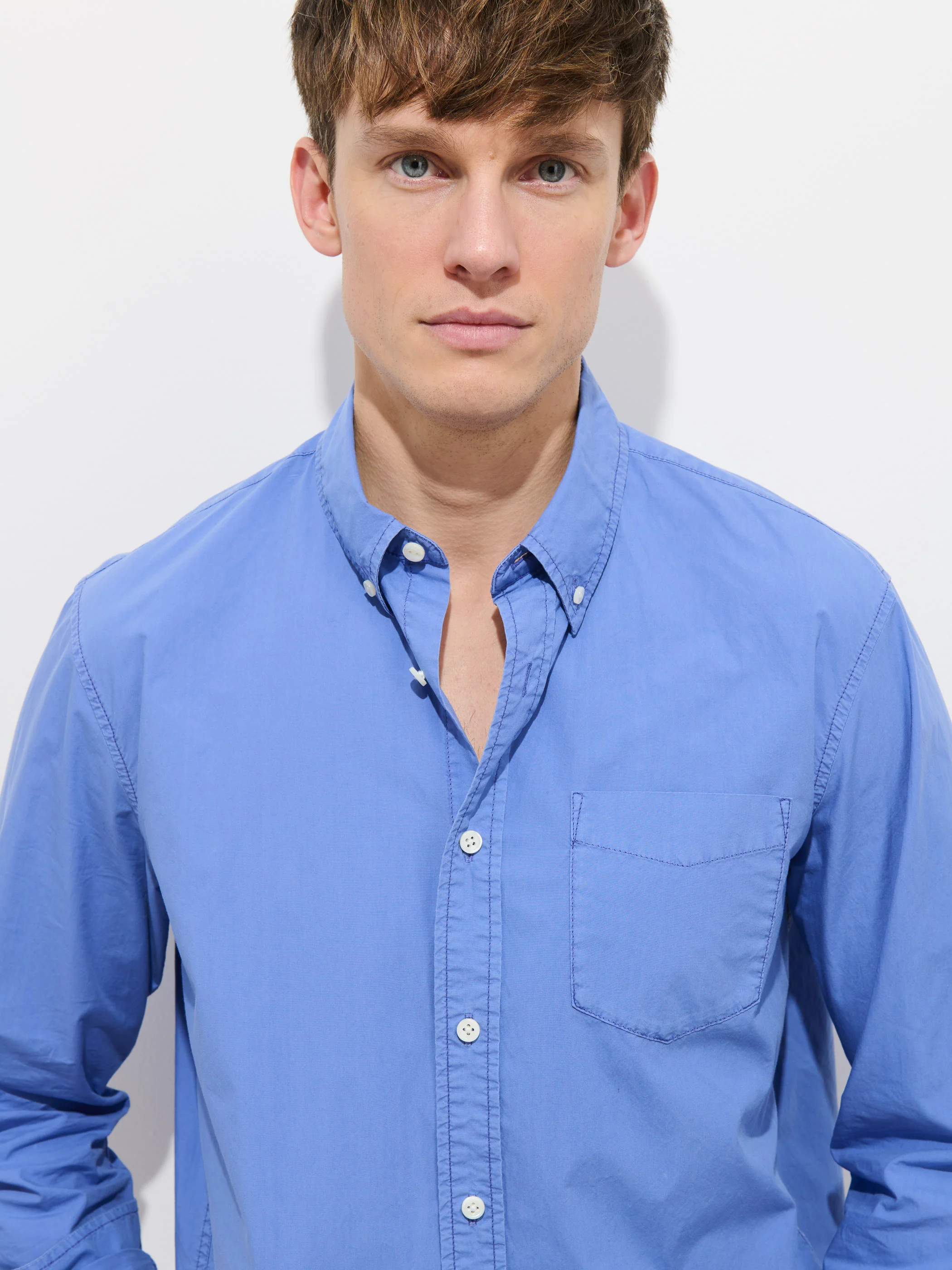 Mill Shirt In Cotton Poplin - Image 10