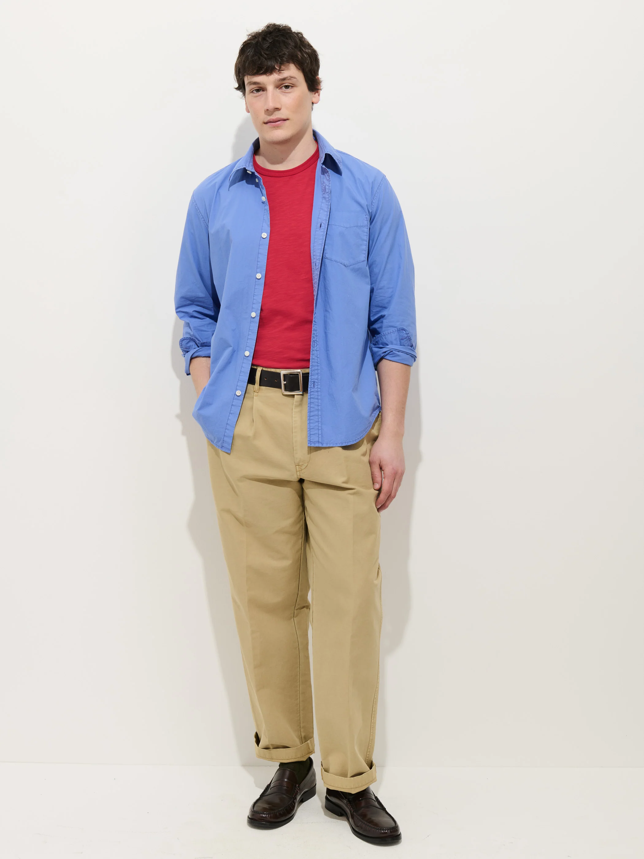 Mill Shirt In Cotton Poplin - Image 11