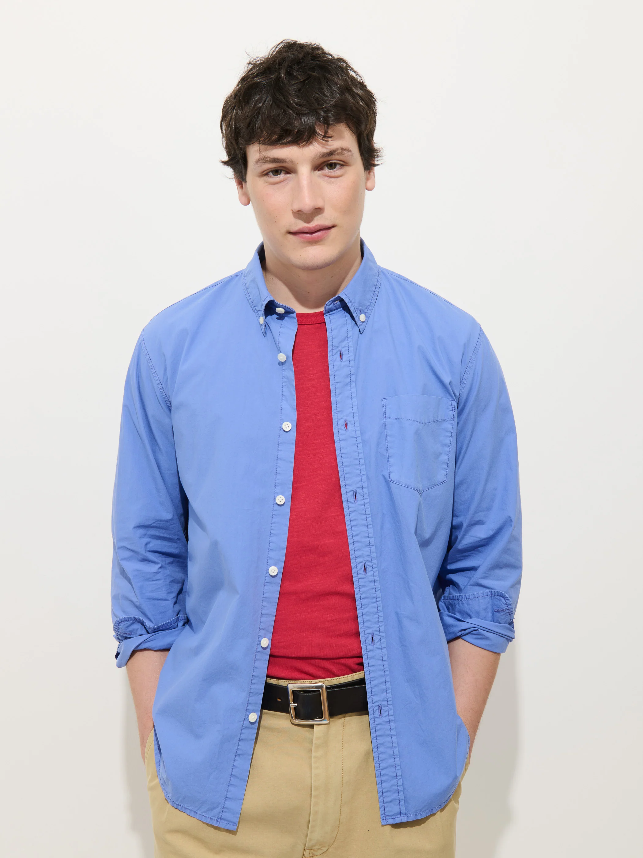 Mill Shirt In Cotton Poplin - Image 12