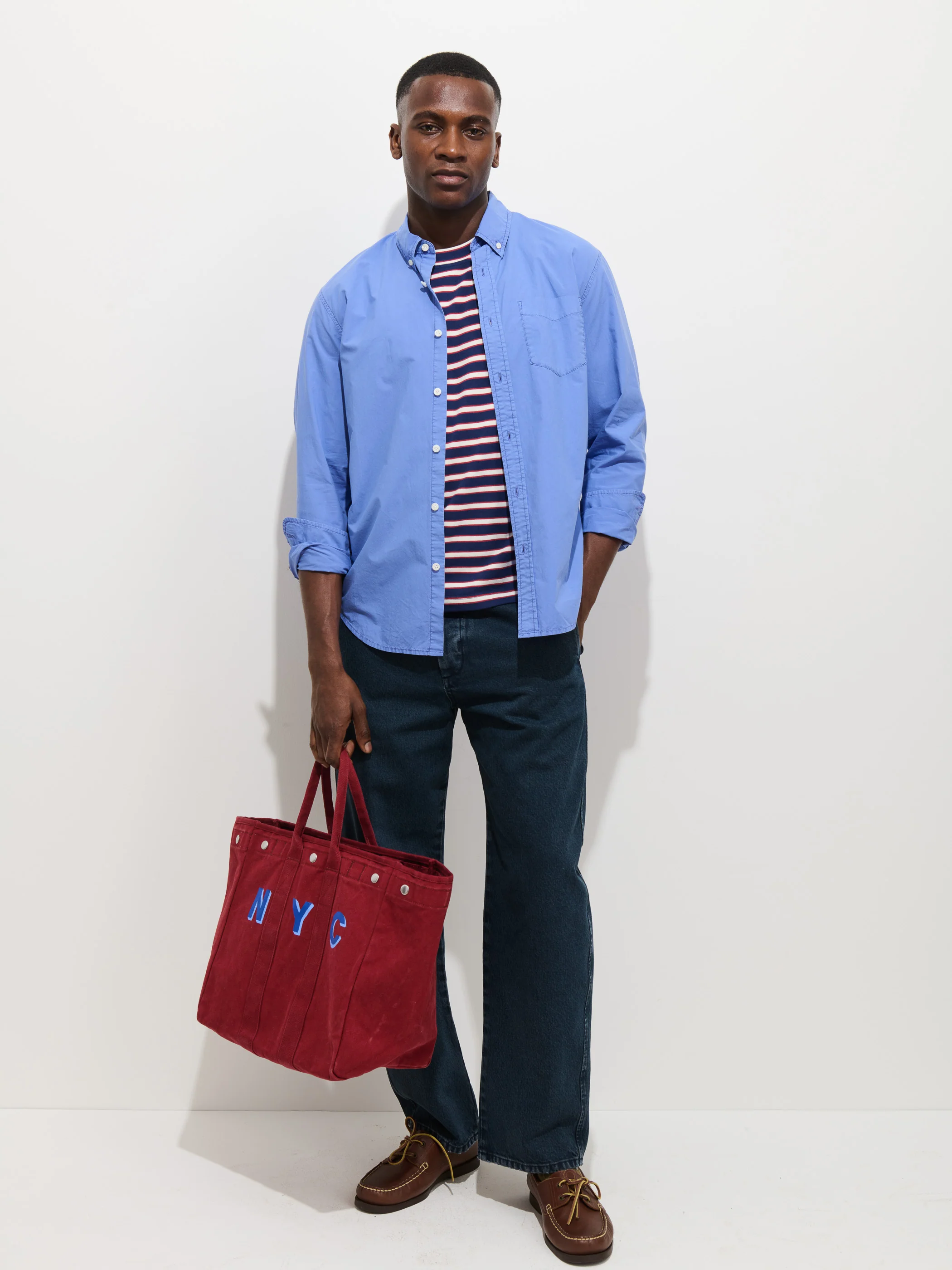 Mill Shirt In Cotton Poplin - Image 3