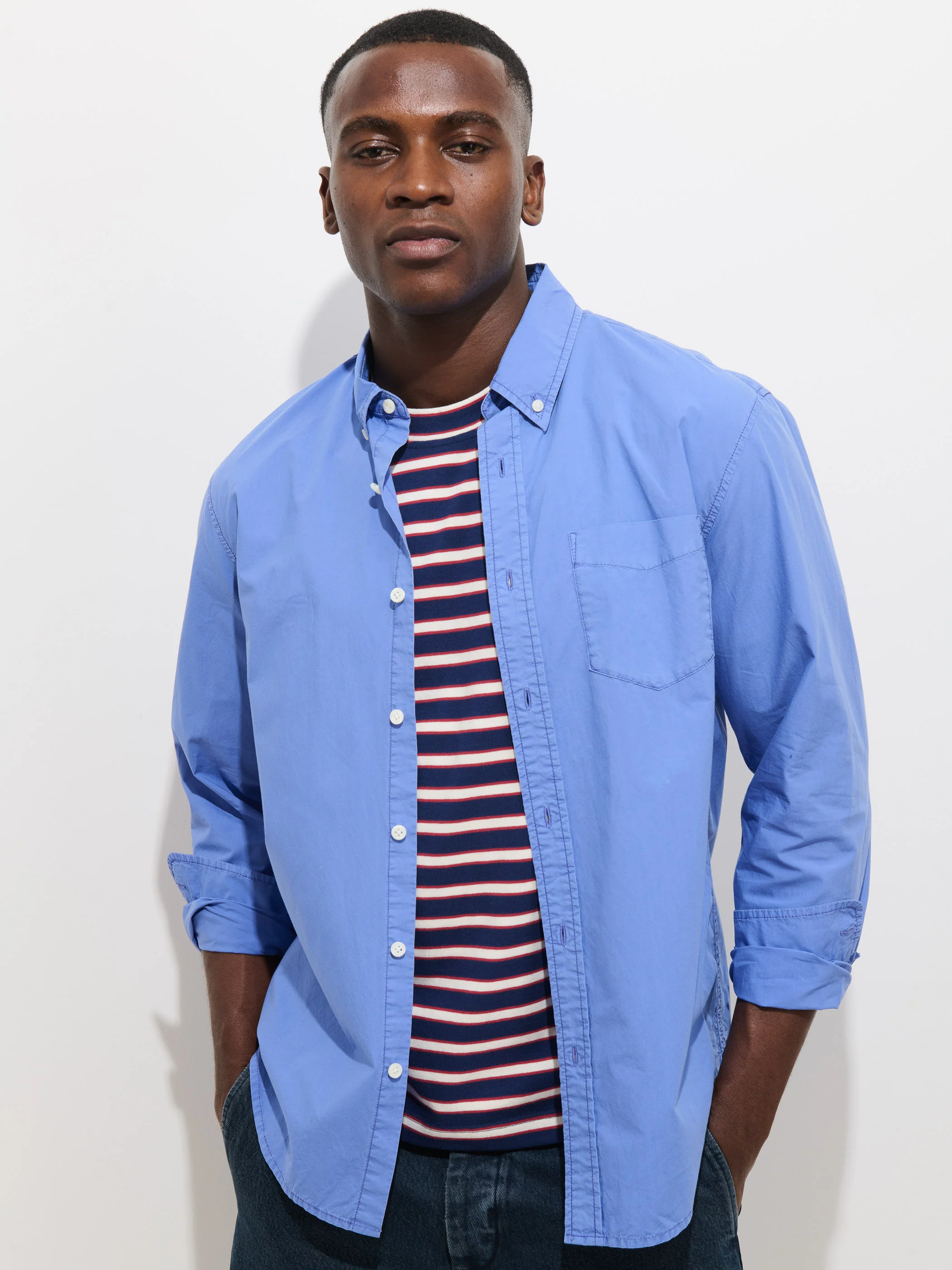 Mill Shirt In Cotton Poplin - Image 5