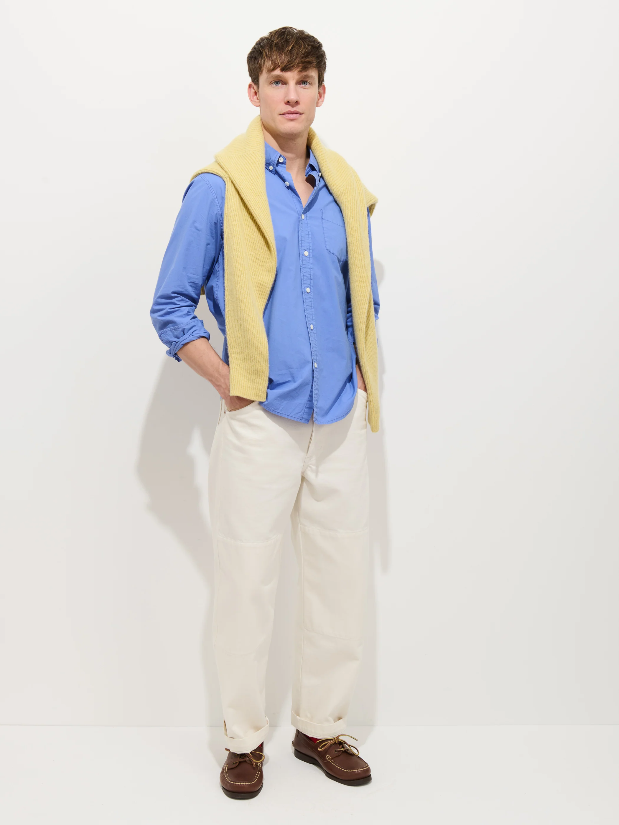 Mill Shirt In Cotton Poplin - Image 7