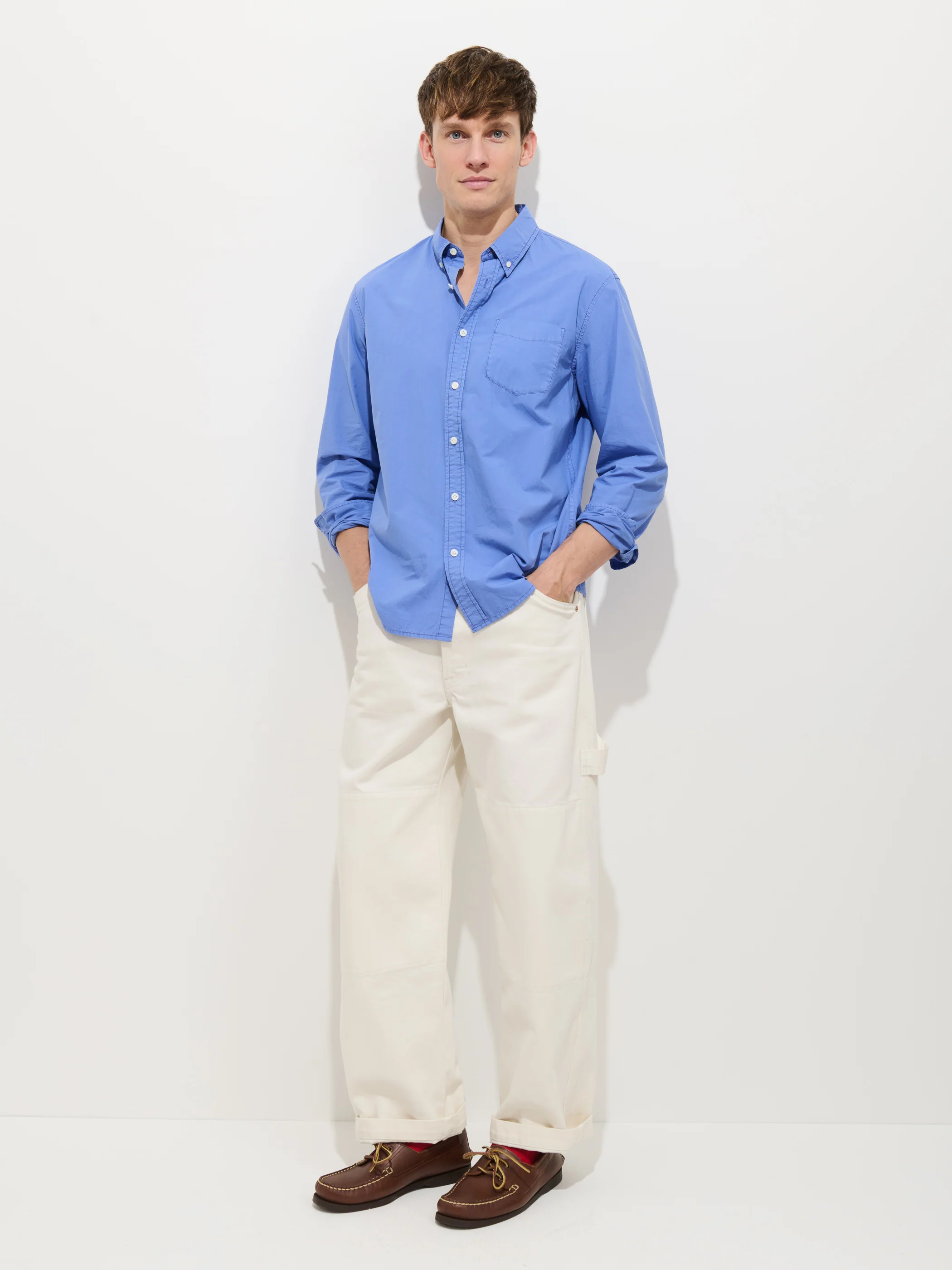 Mill Shirt In Cotton Poplin - Image 8
