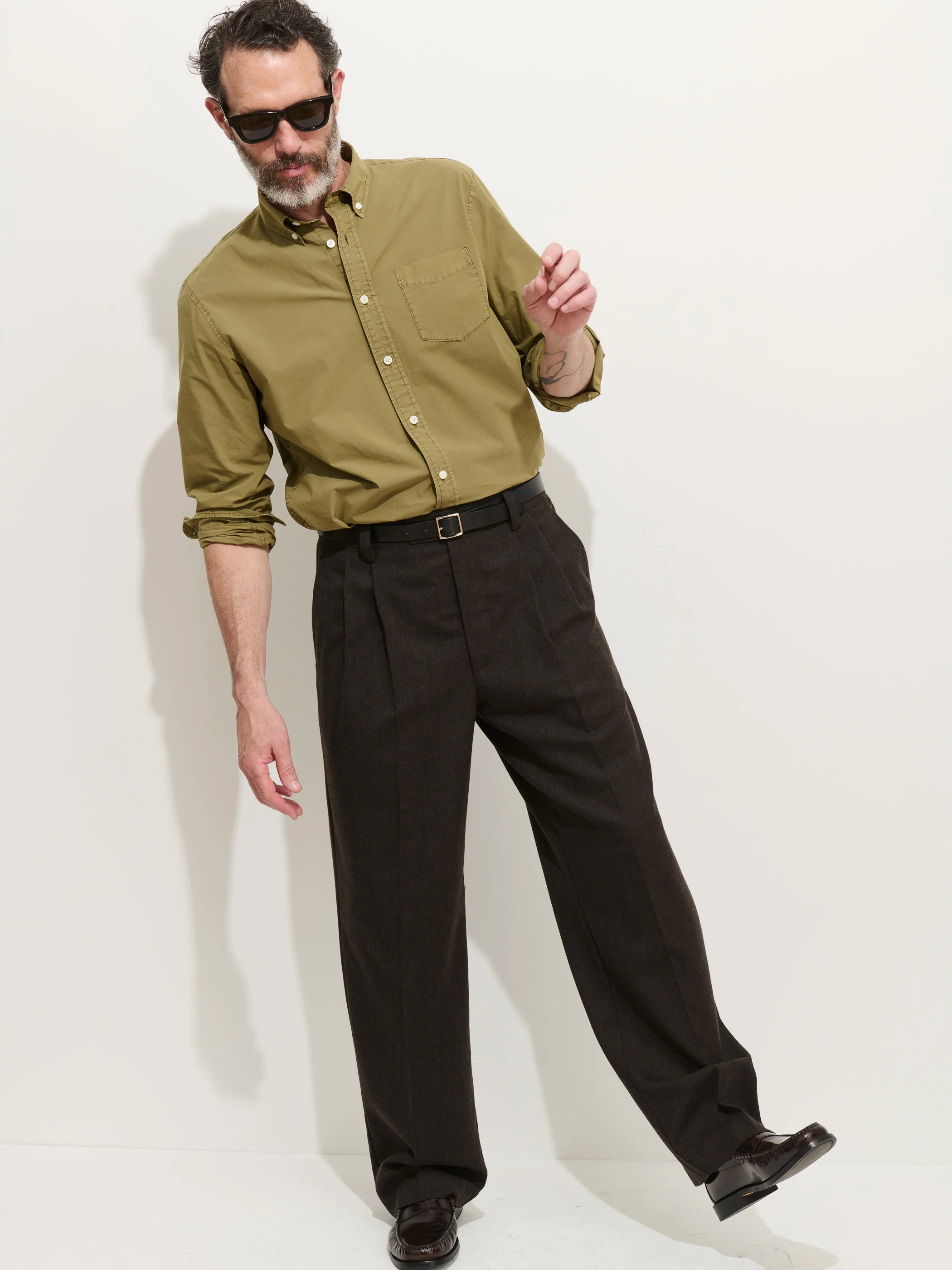 Mill Shirt In Cotton Poplin - Image 3