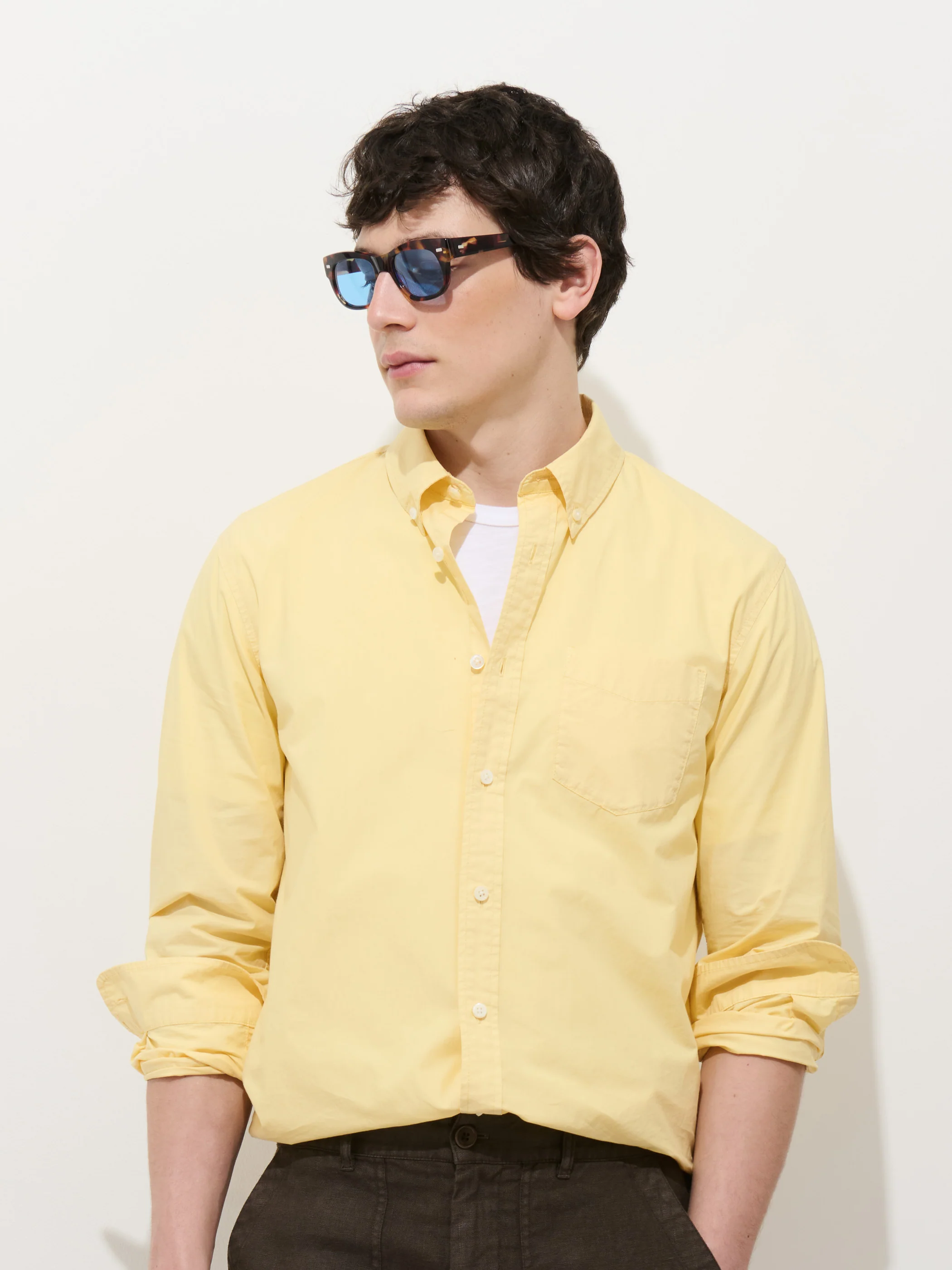 Mill Shirt In Cotton Poplin