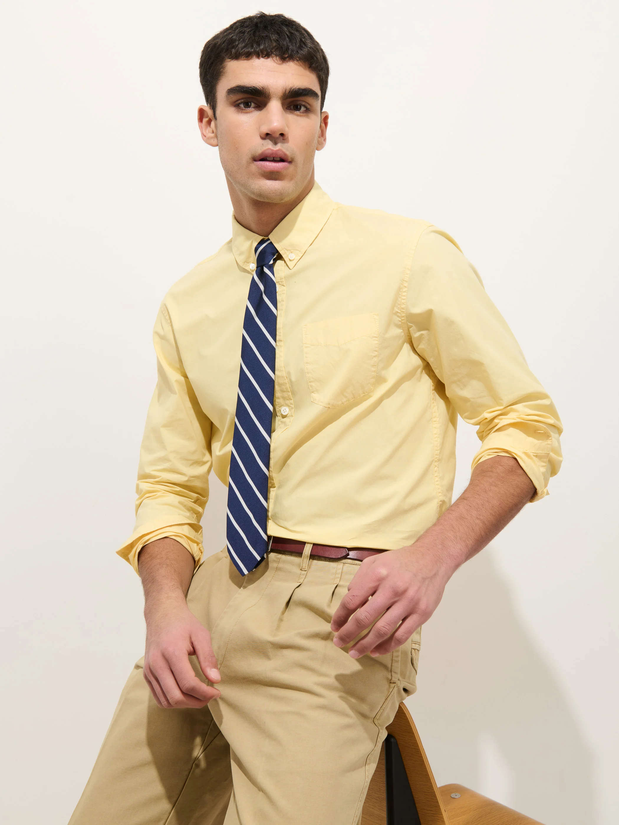Mill Shirt In Cotton Poplin - Image 7