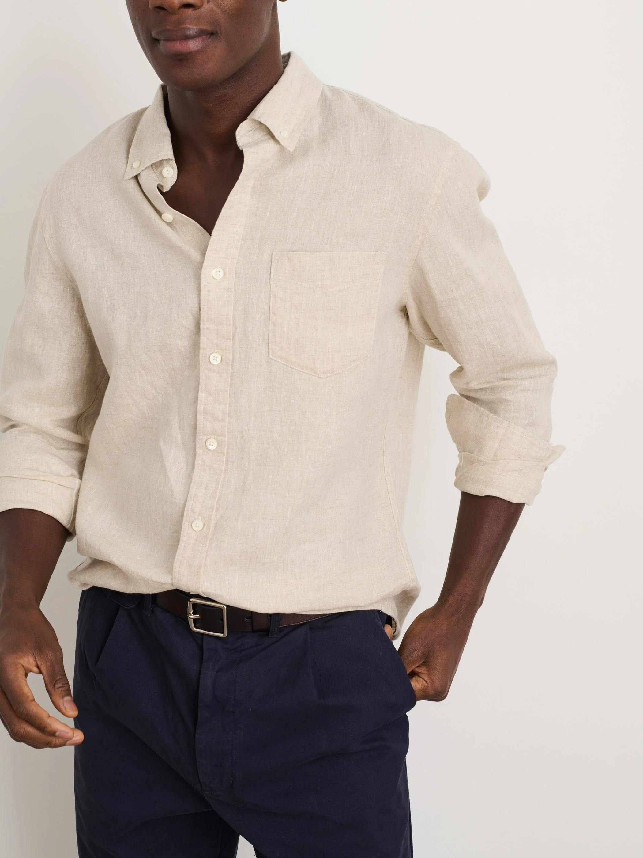 Mill Shirt in Flax Linen - Image 3