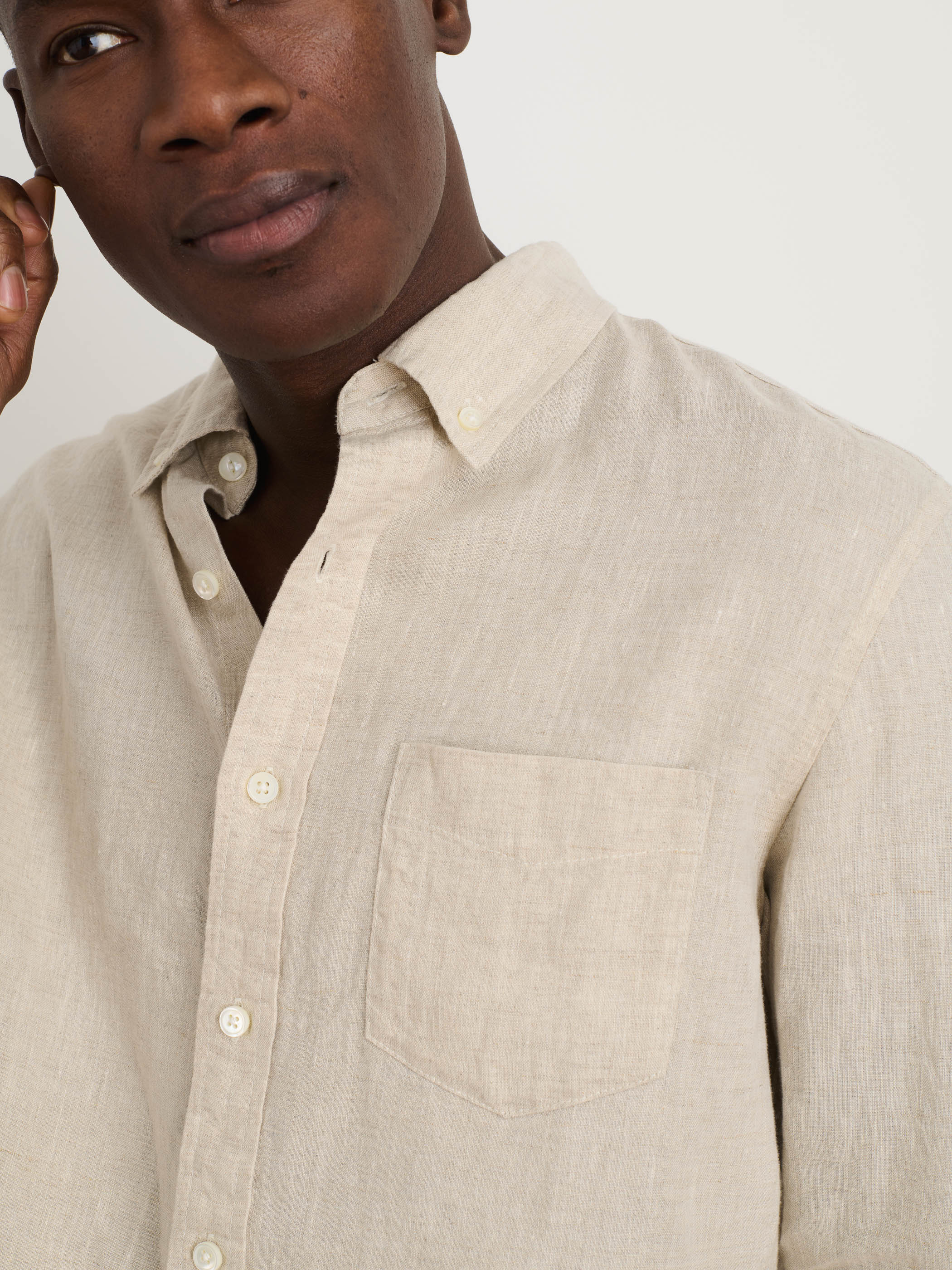 Mill Shirt in Flax Linen - Image 4