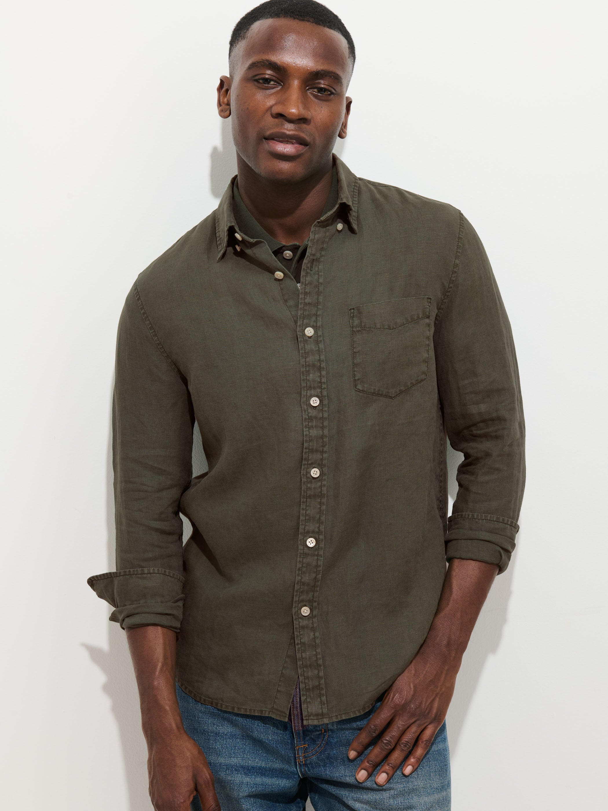 Mill Shirt In Linen