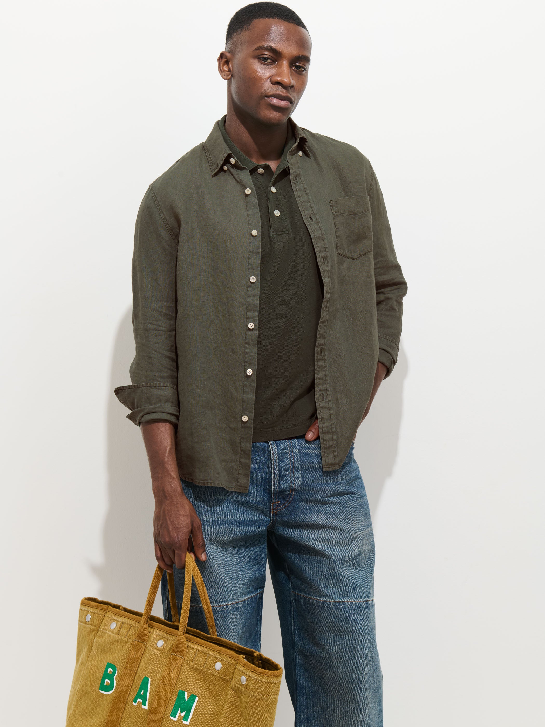 Mill Shirt In Linen - Image 3