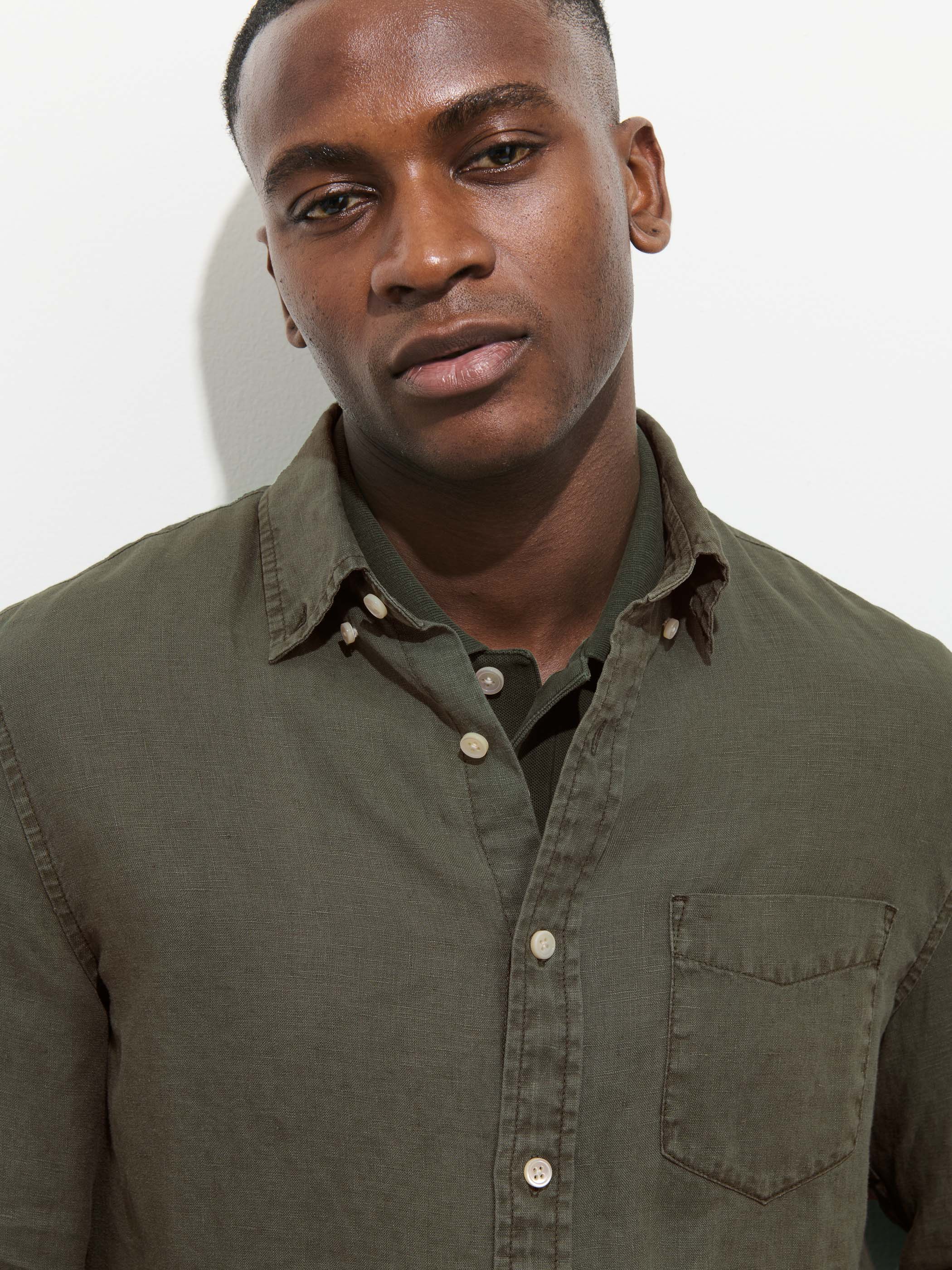 Mill Shirt In Linen - Image 5