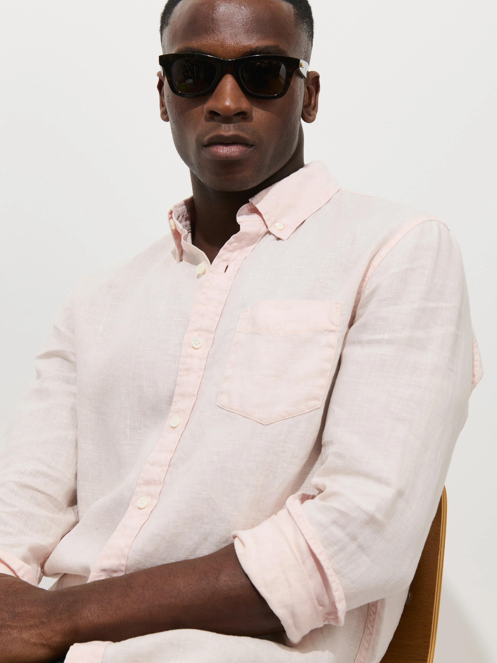Mill Shirt In Linen - Image 4