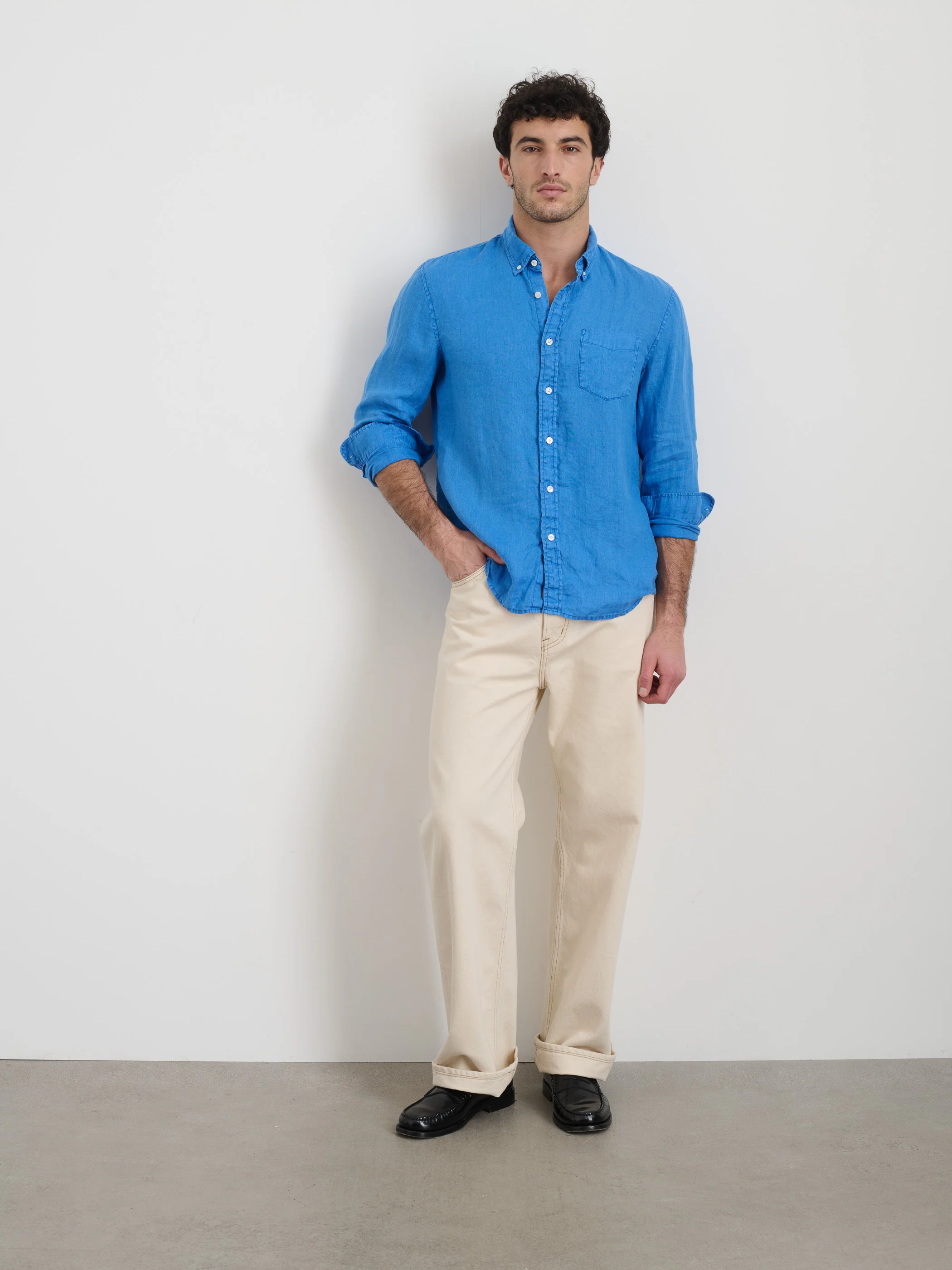 Mill Shirt In Linen - Image 3