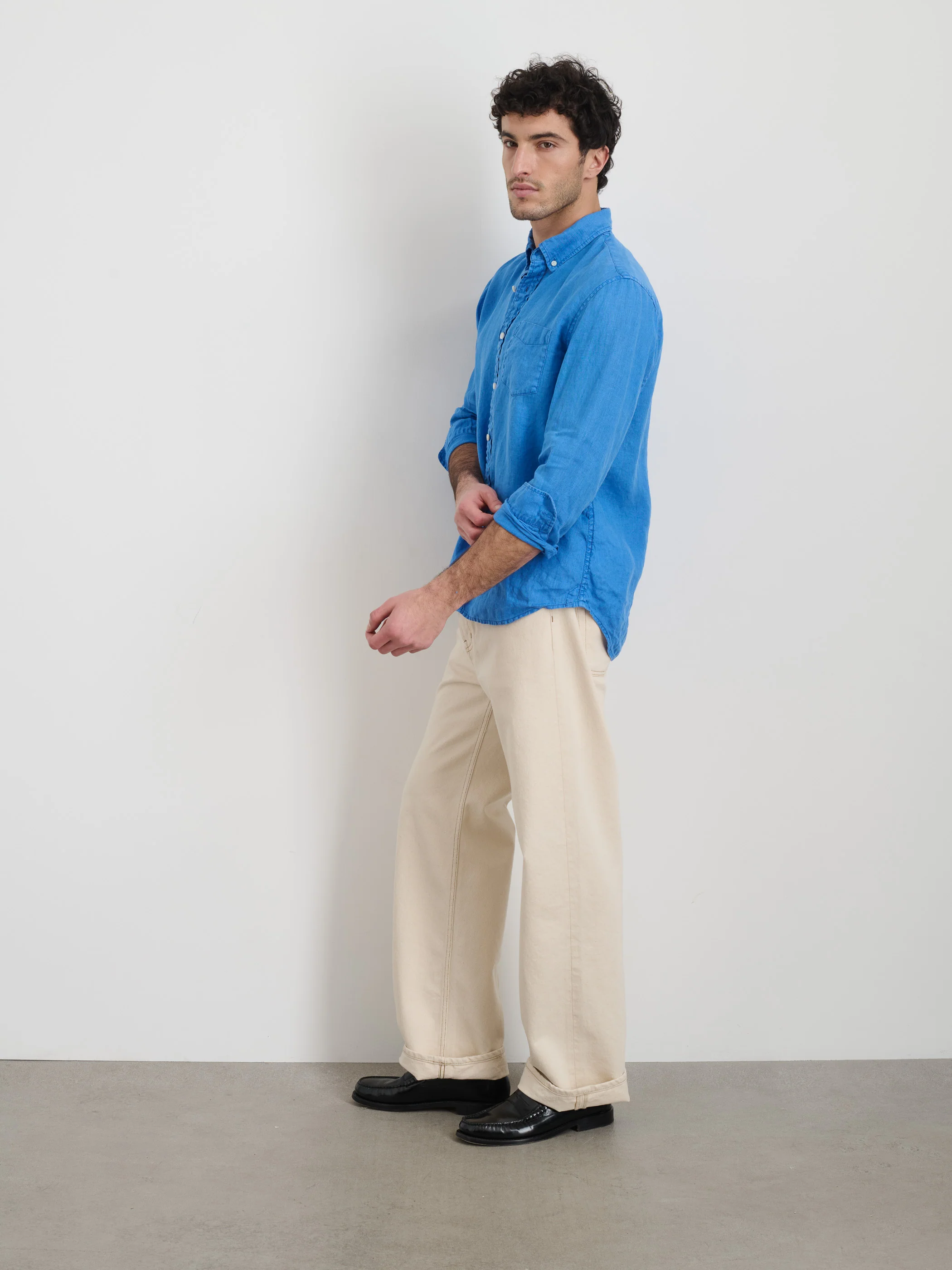 Mill Shirt In Linen - Image 4