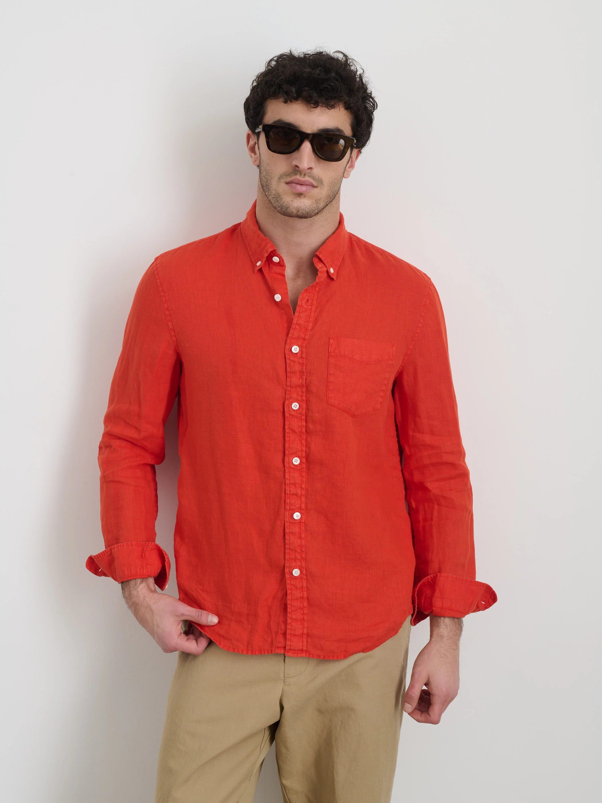 Mill Shirt In Linen