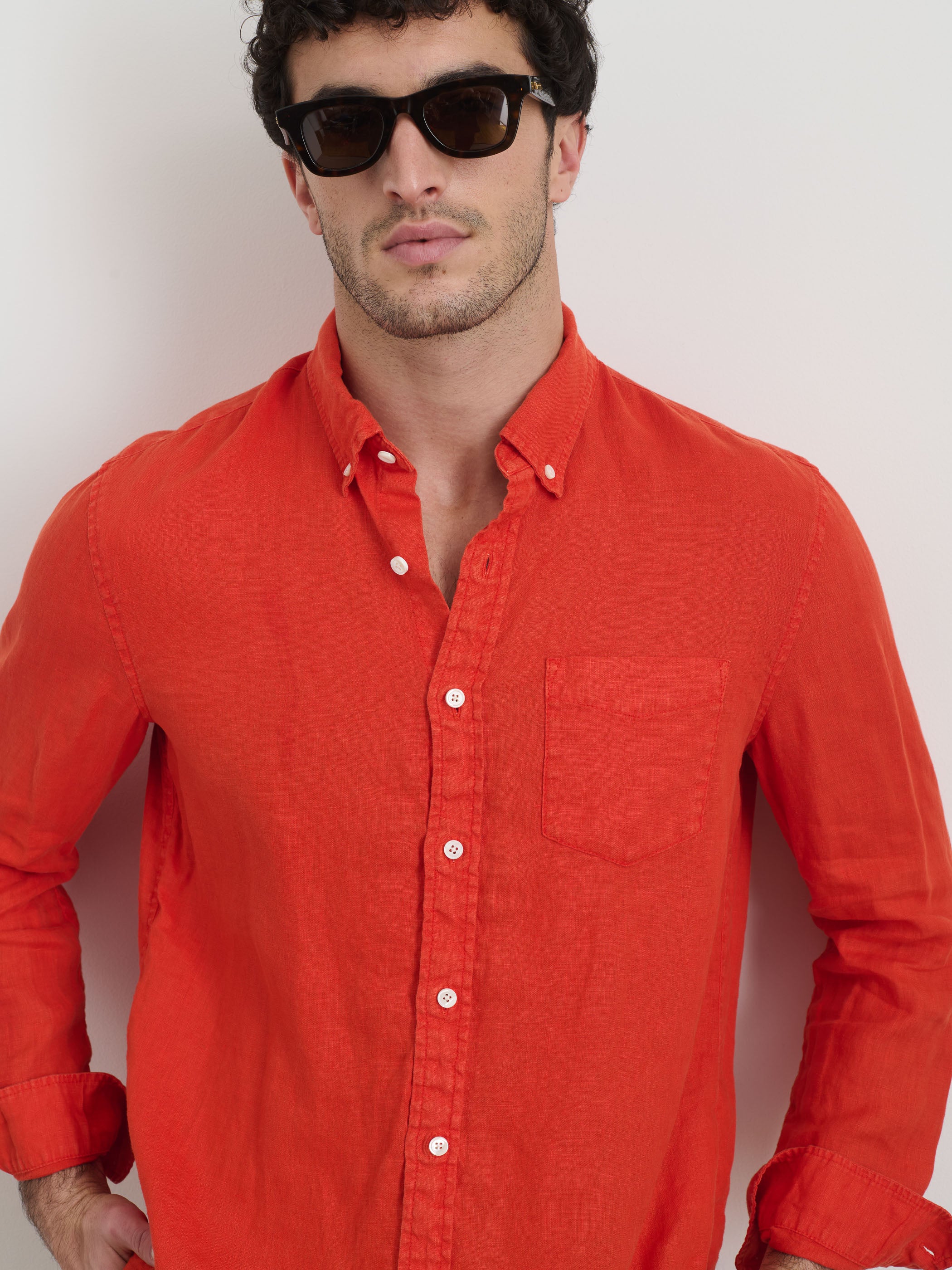 Mill Shirt In Linen - Image 6