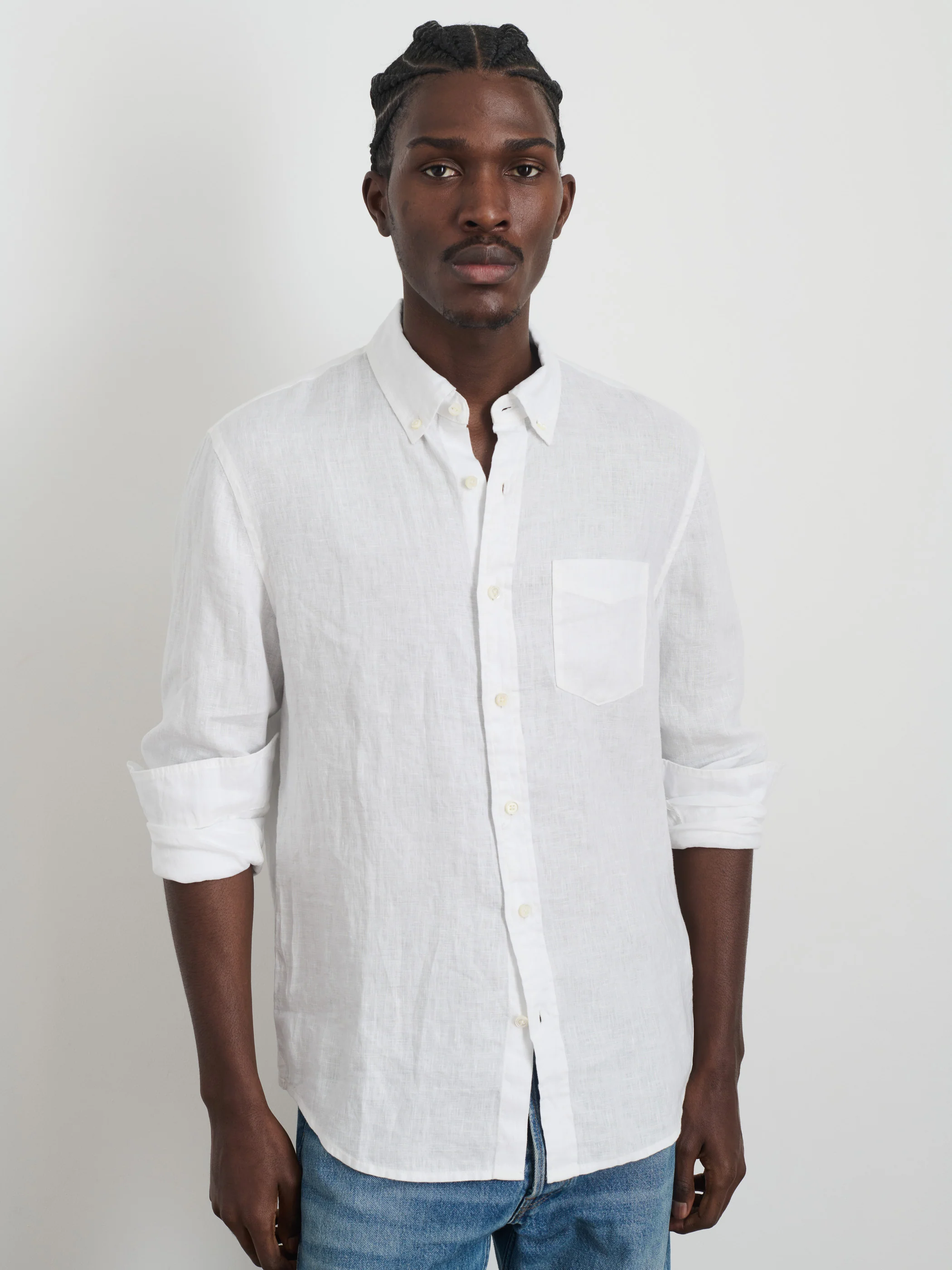Mill Shirt In Linen