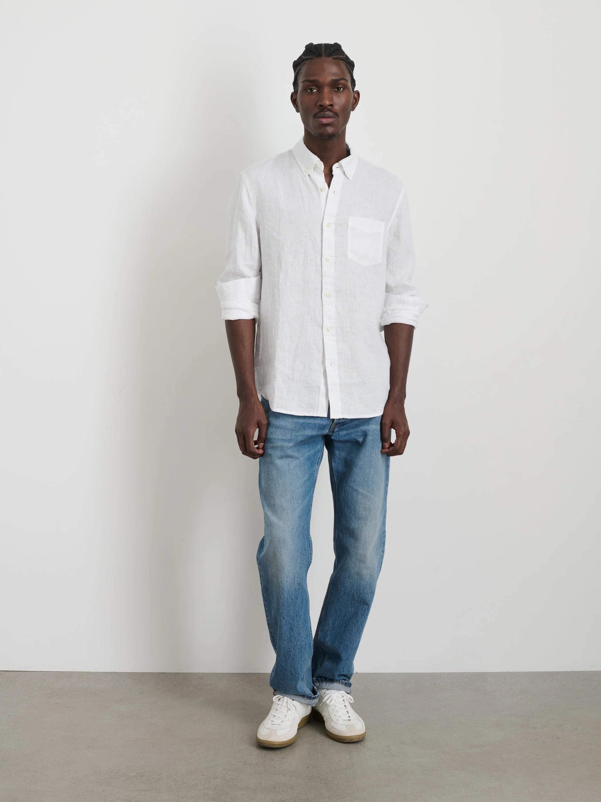 Mill Shirt In Linen - Image 3