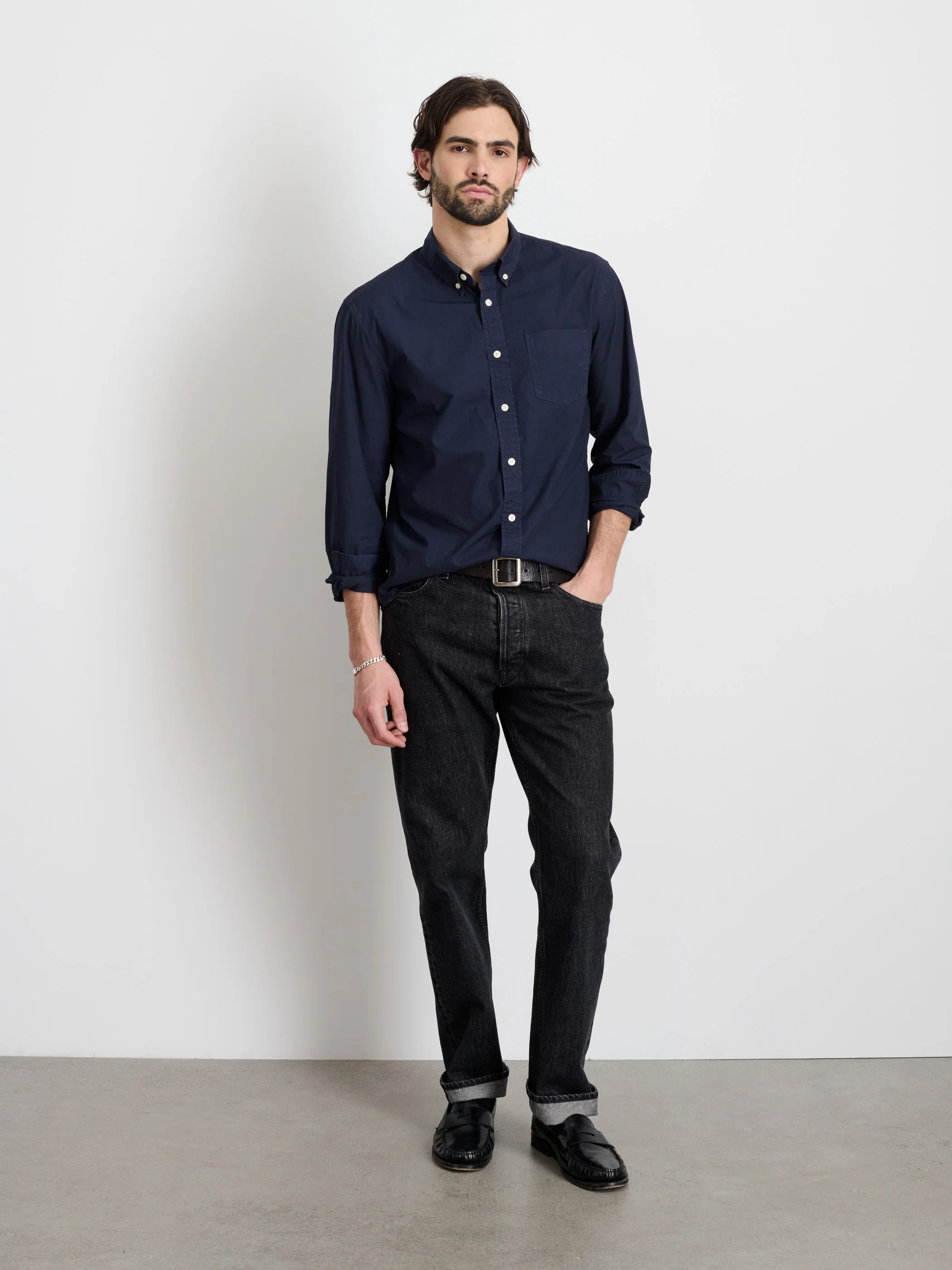 Mill Shirt In Cotton Poplin - Image 3