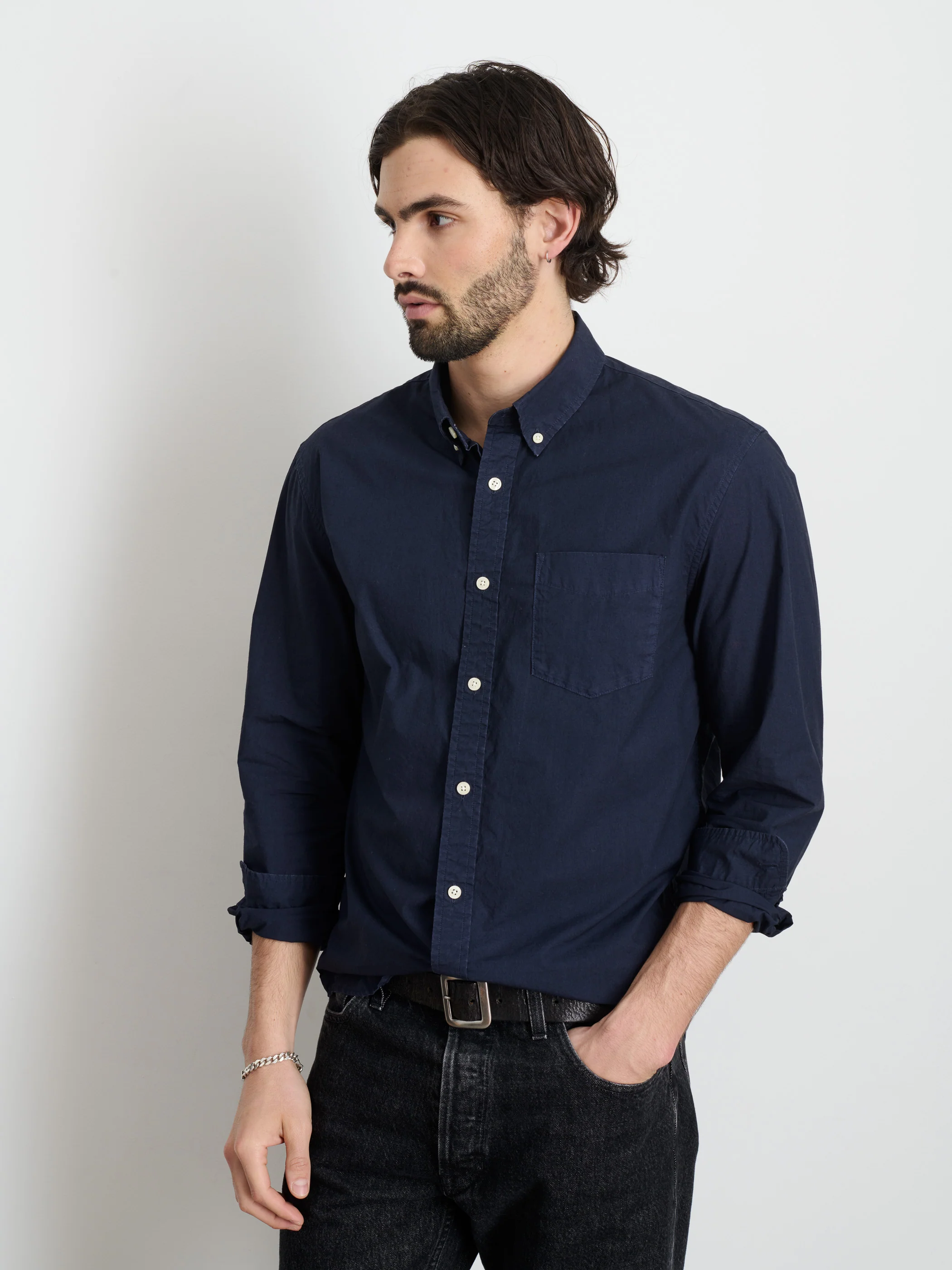 Mill Shirt In Cotton Poplin - Image 6
