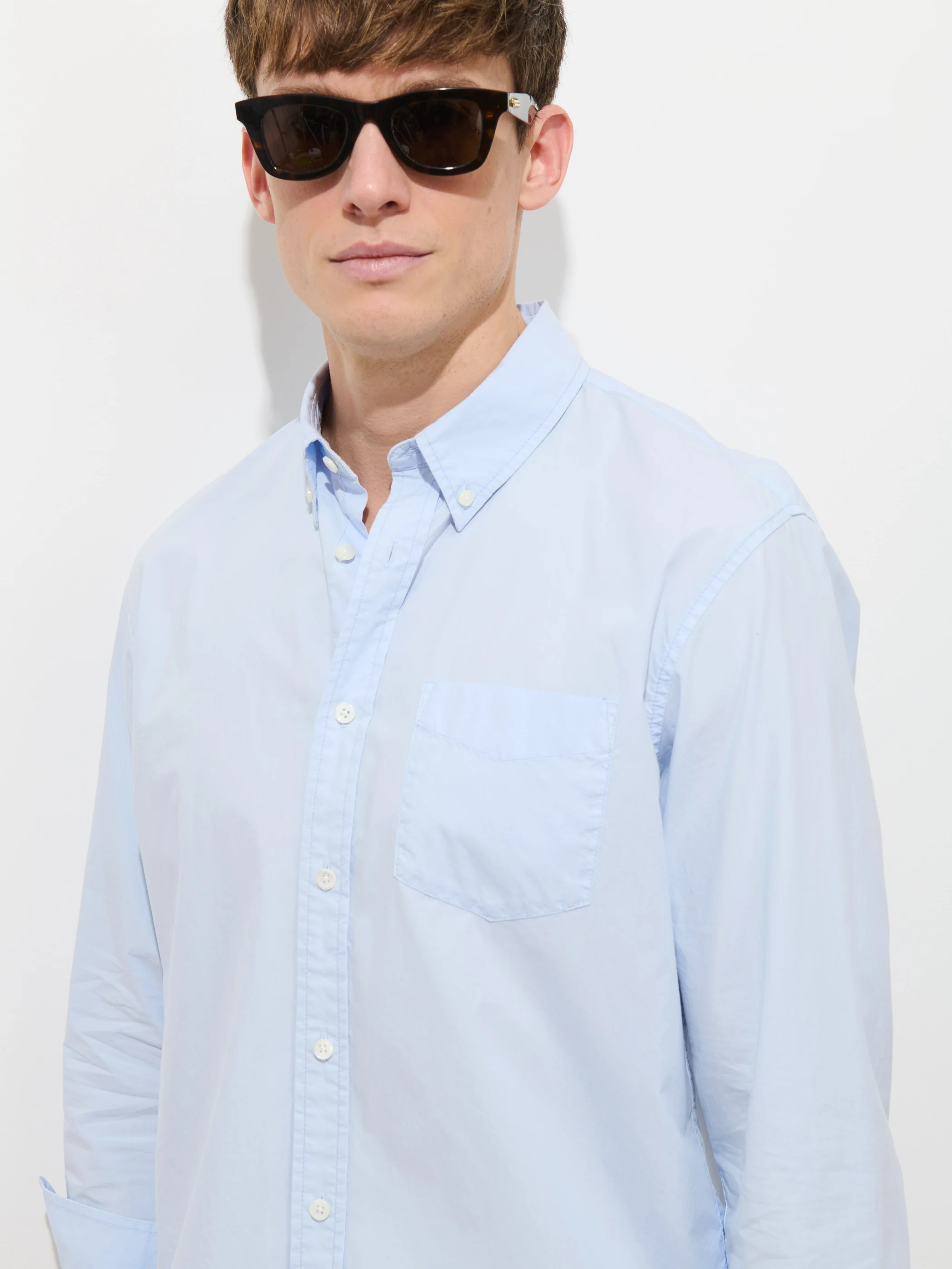 Mill Shirt In Cotton Poplin - Image 5