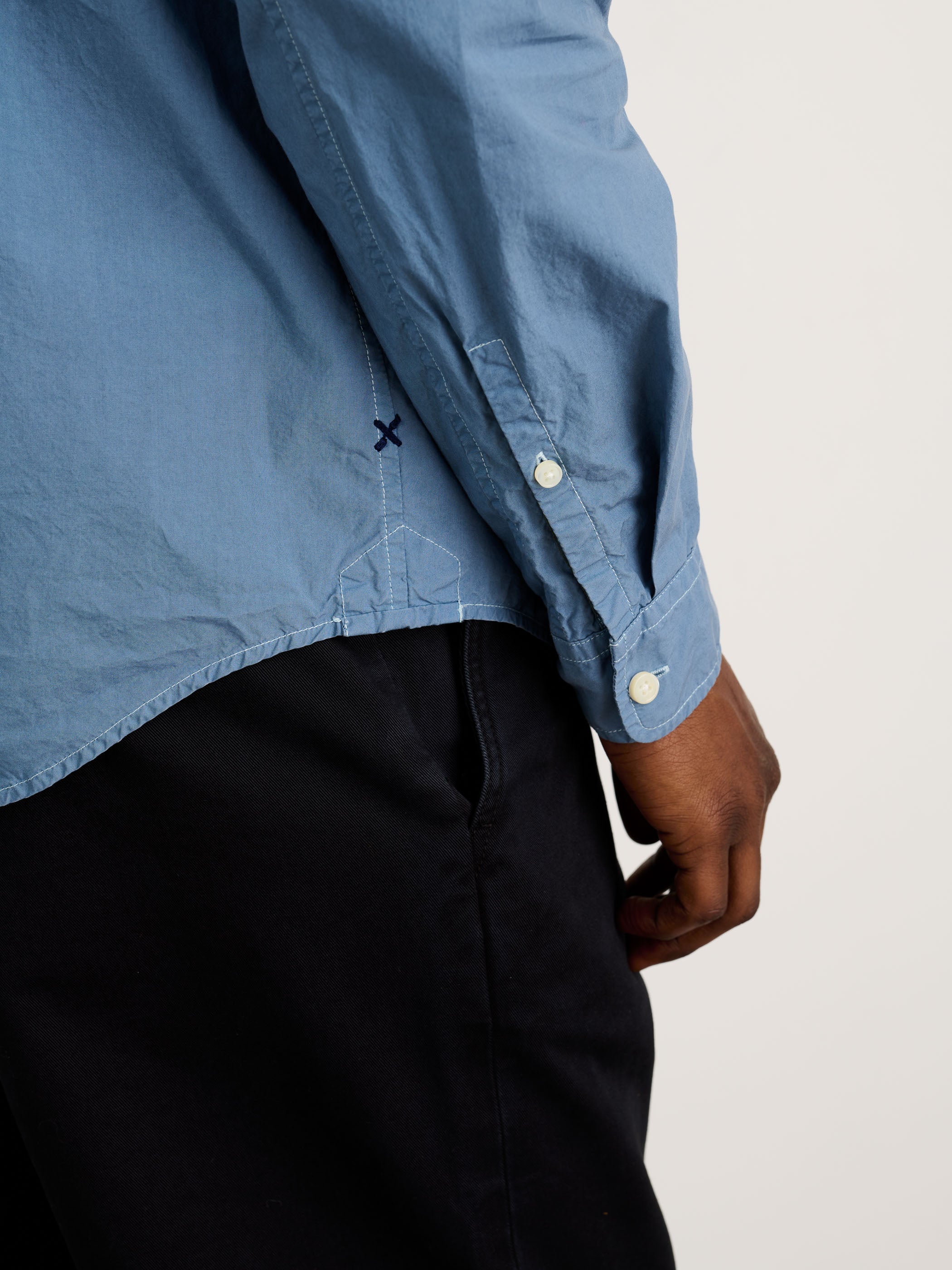 Mill Shirt In Cotton Poplin - Image 5