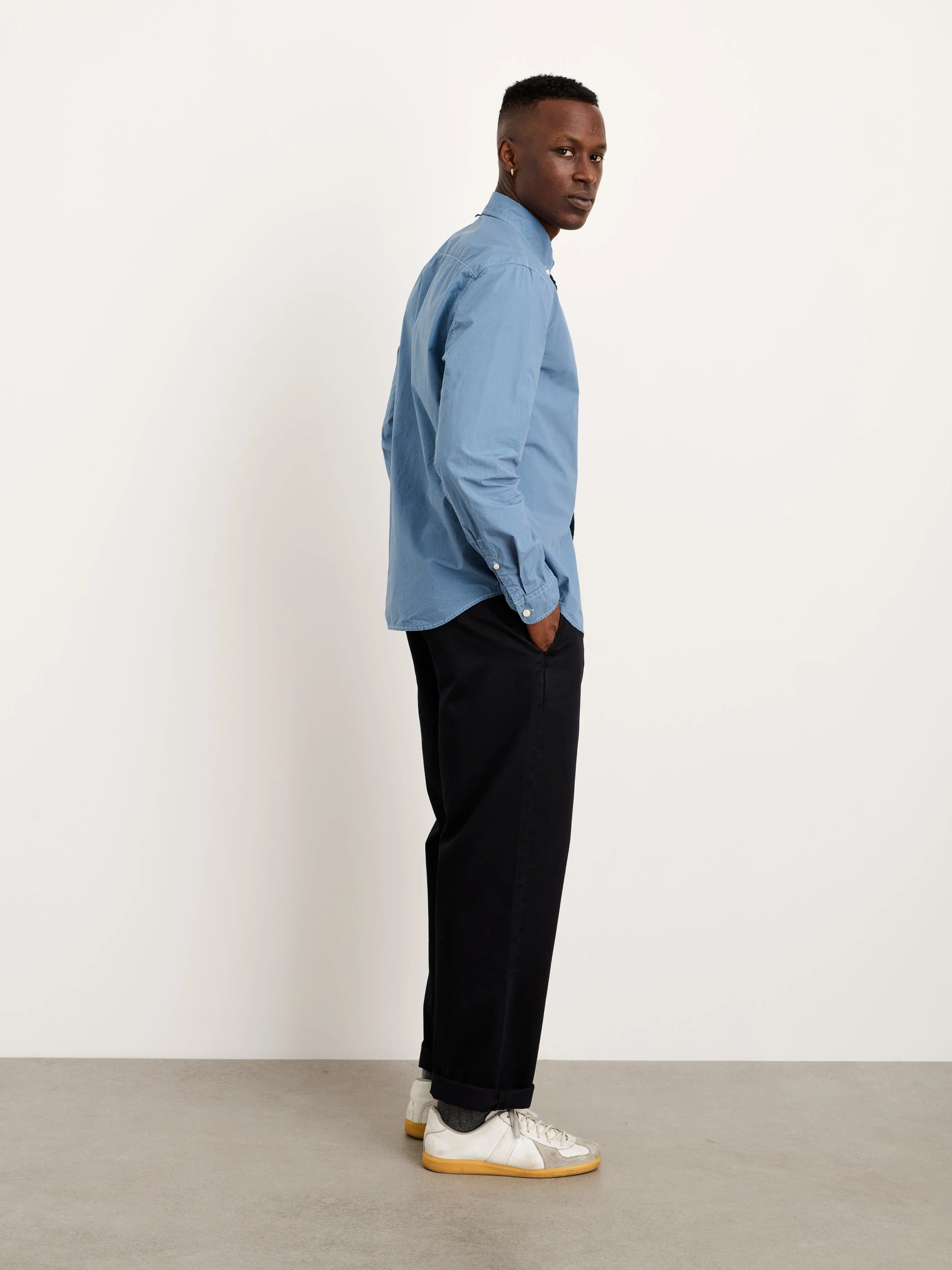 Mill Shirt In Cotton Poplin - Image 6