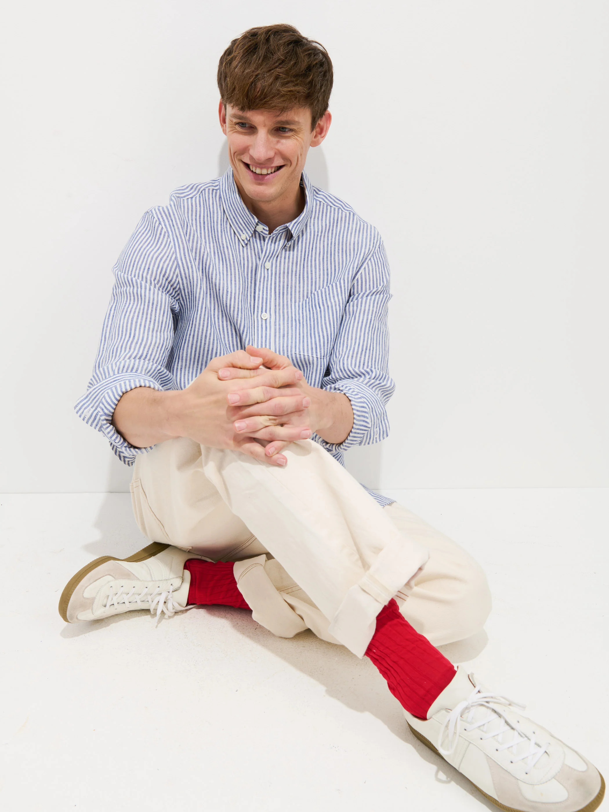 Mill Striped Shirt In Linen - Image 6