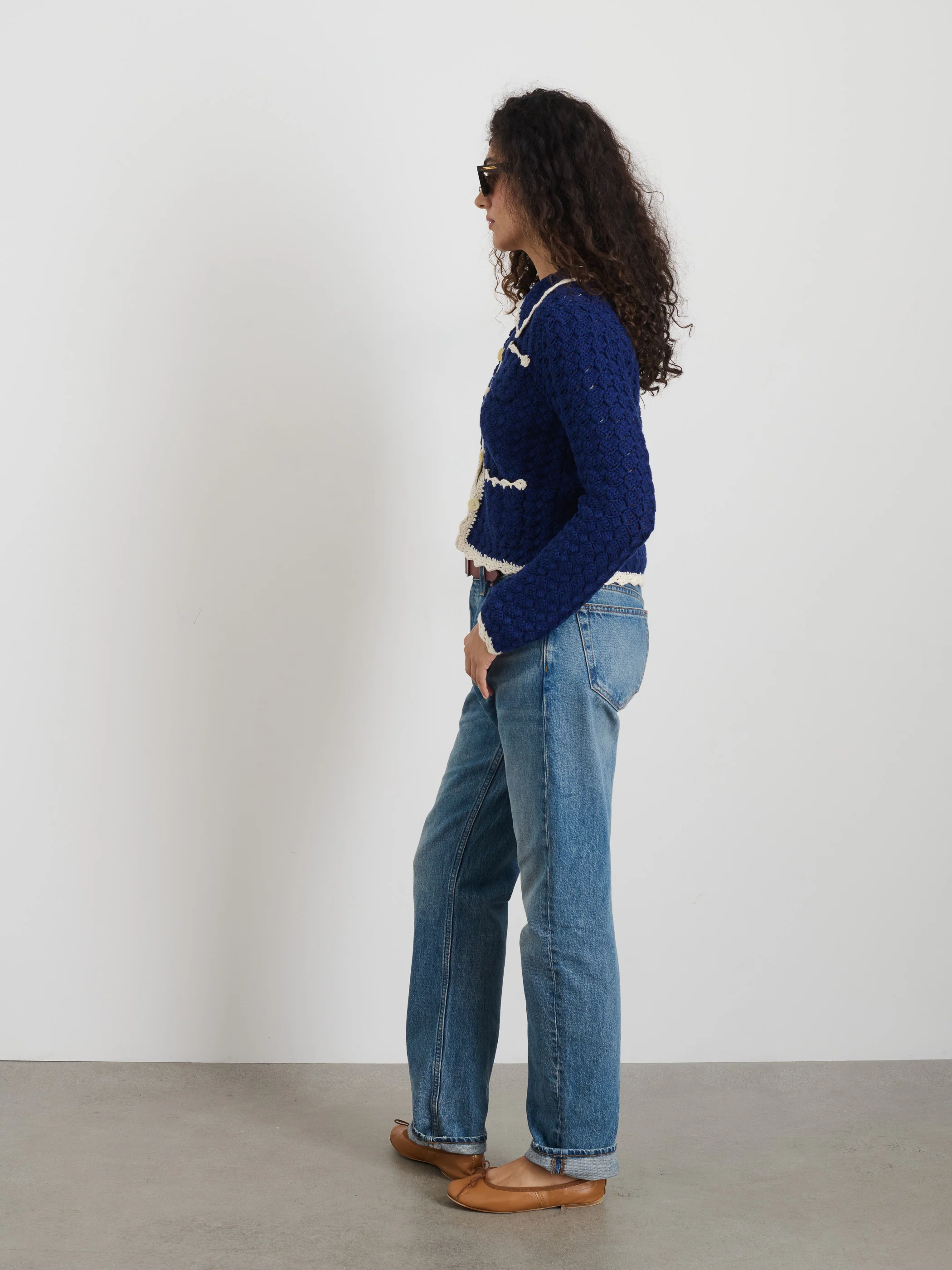 Molly Hand-Crochet Cardigan - Image 4