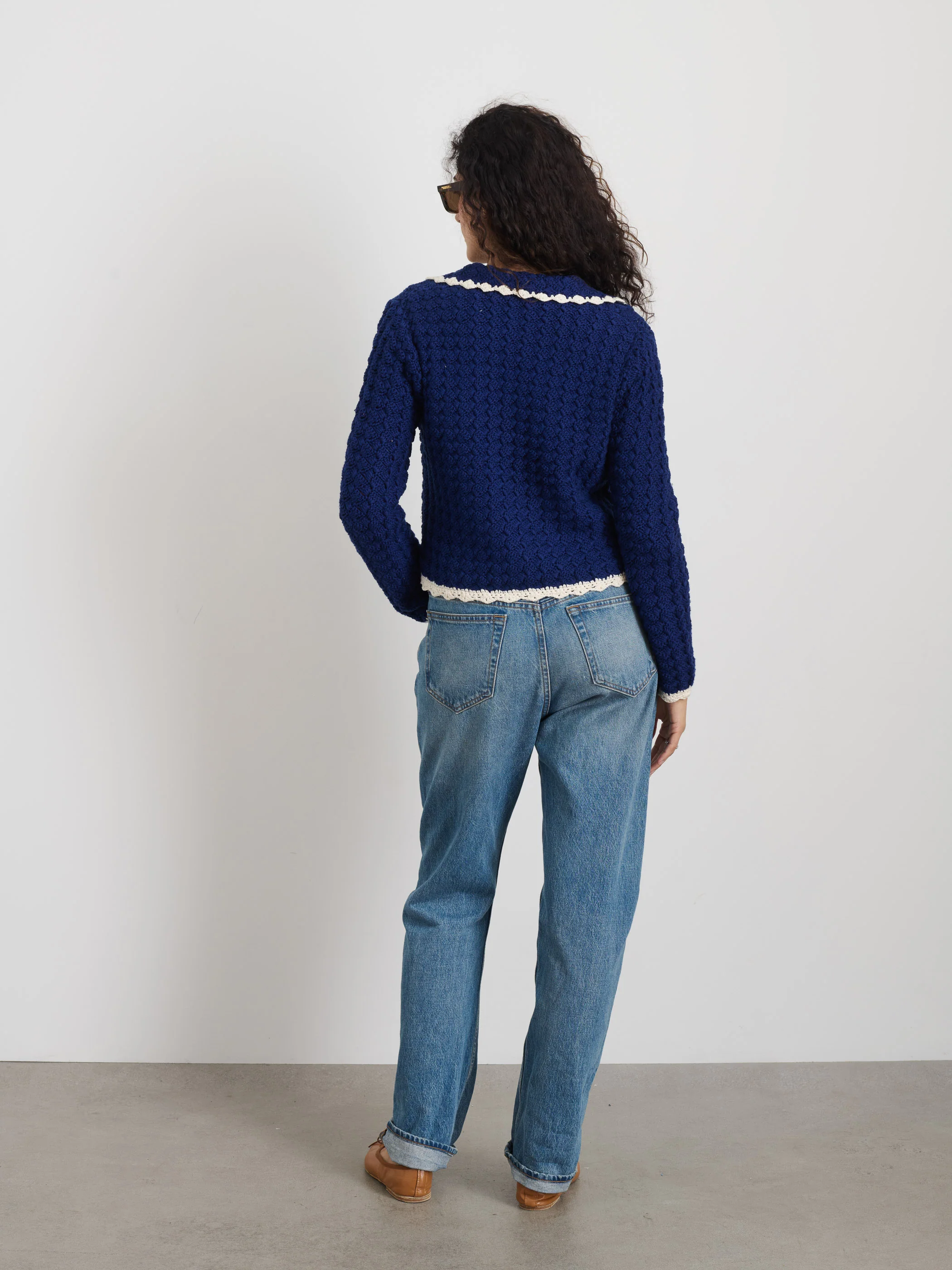 Molly Hand-Crochet Cardigan - Image 5