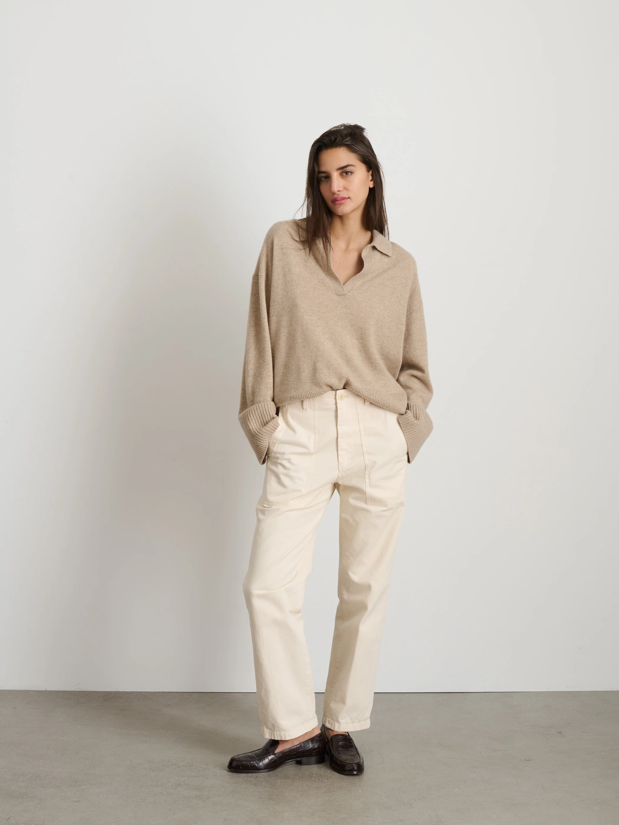 Neil Pant In Herringbone