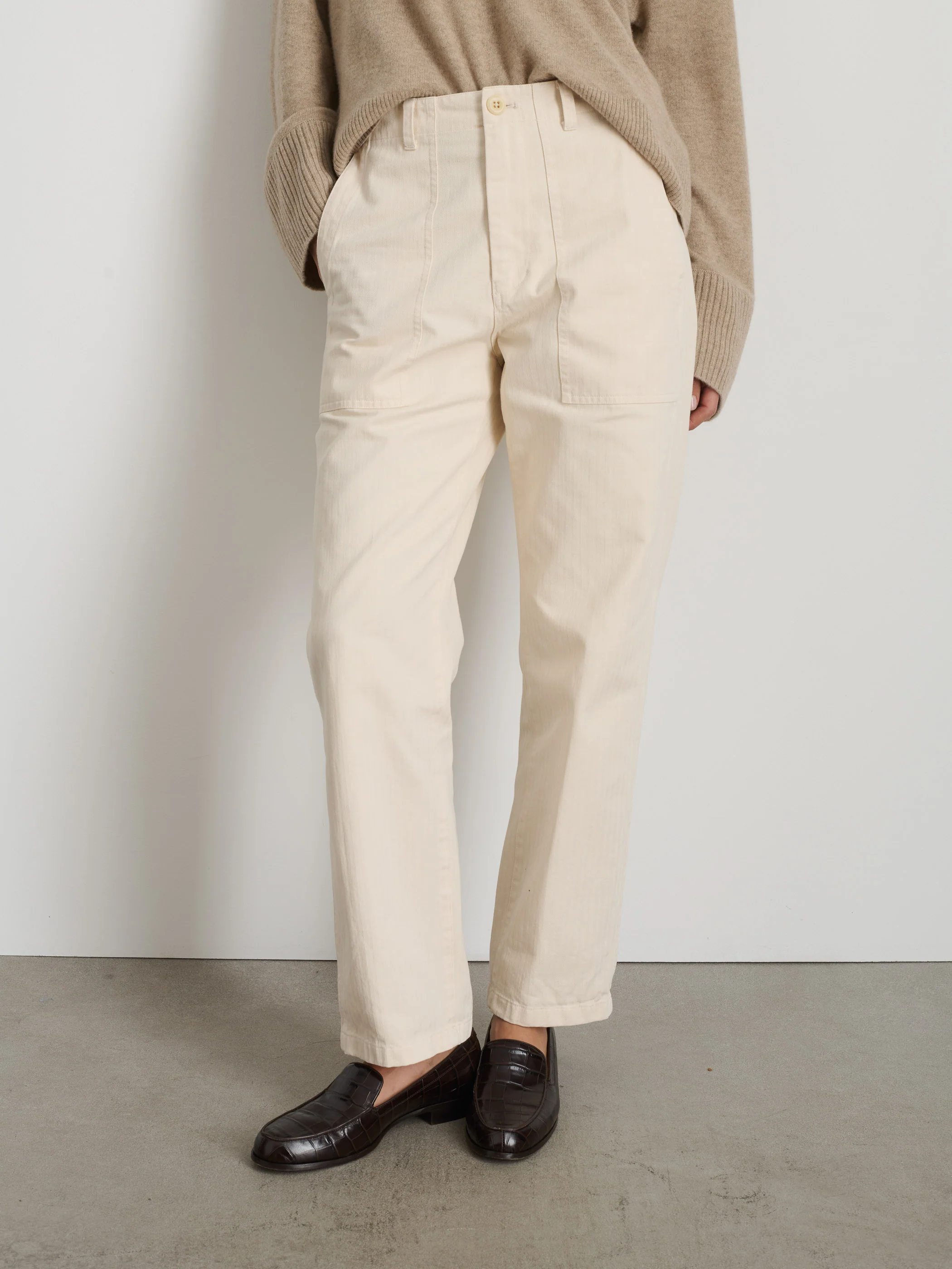 Neil Pant In Herringbone - Image 4