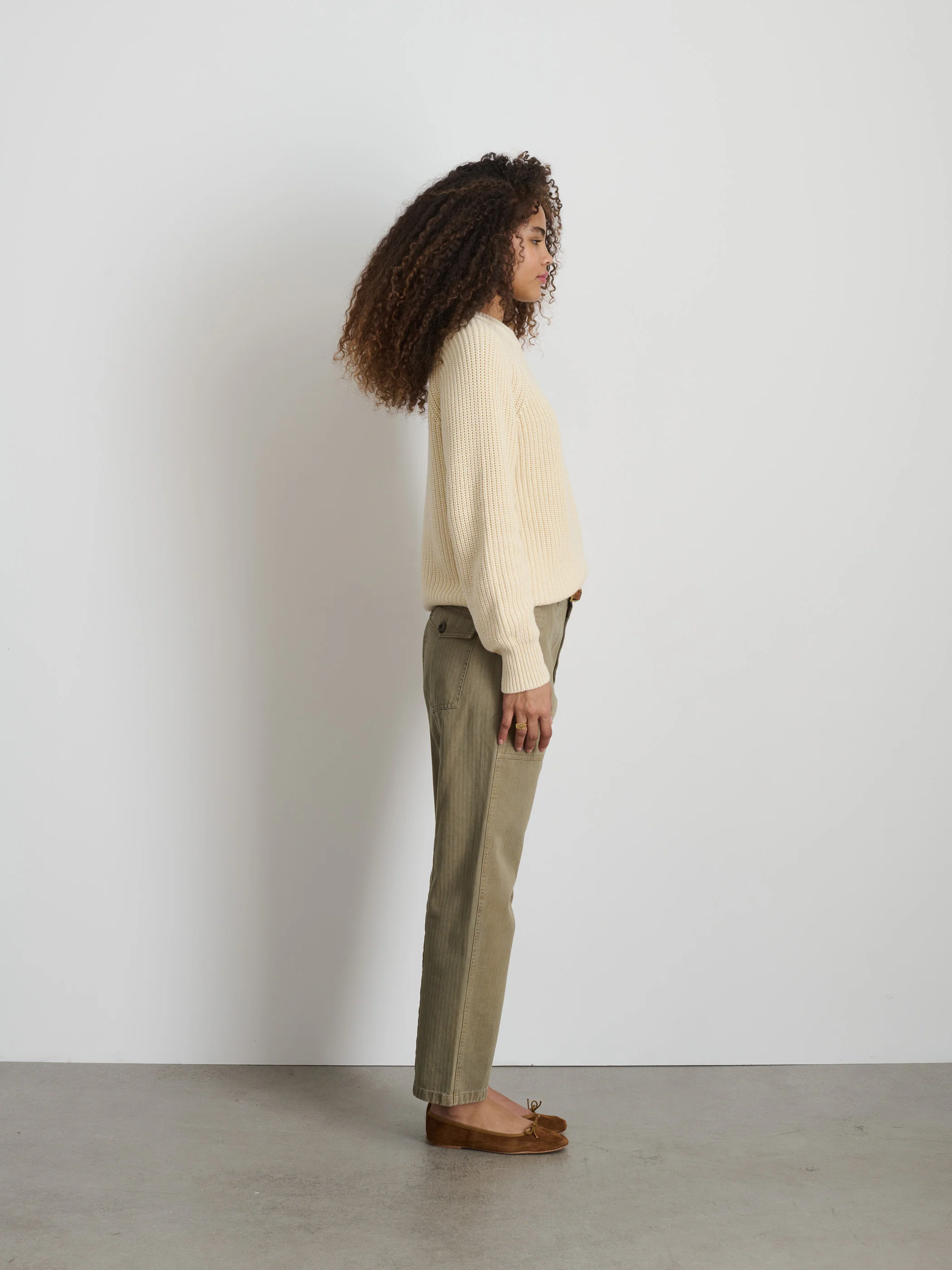 Neil Pant In Herringbone - Image 4