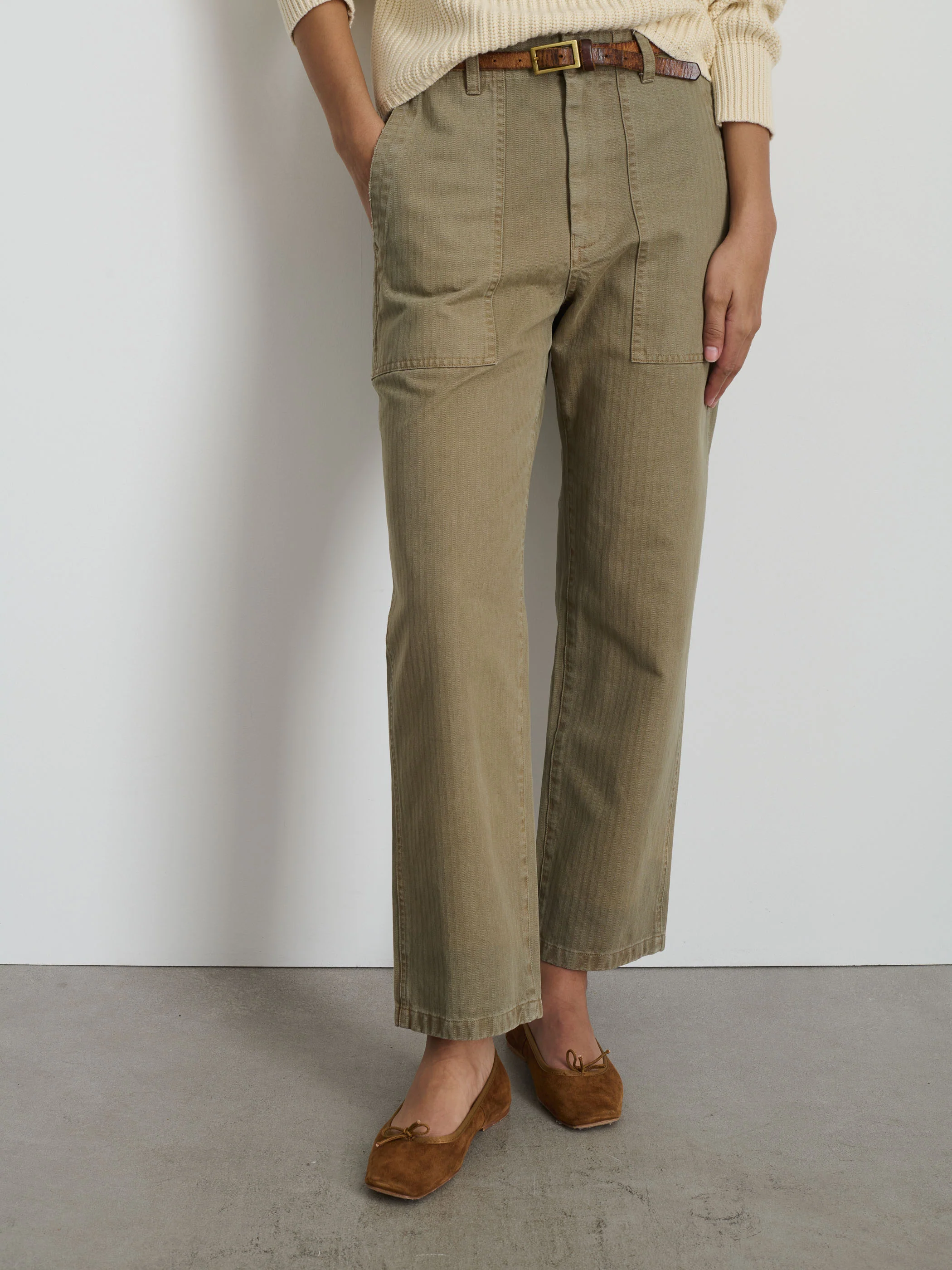 Neil Pant In Herringbone - Image 6