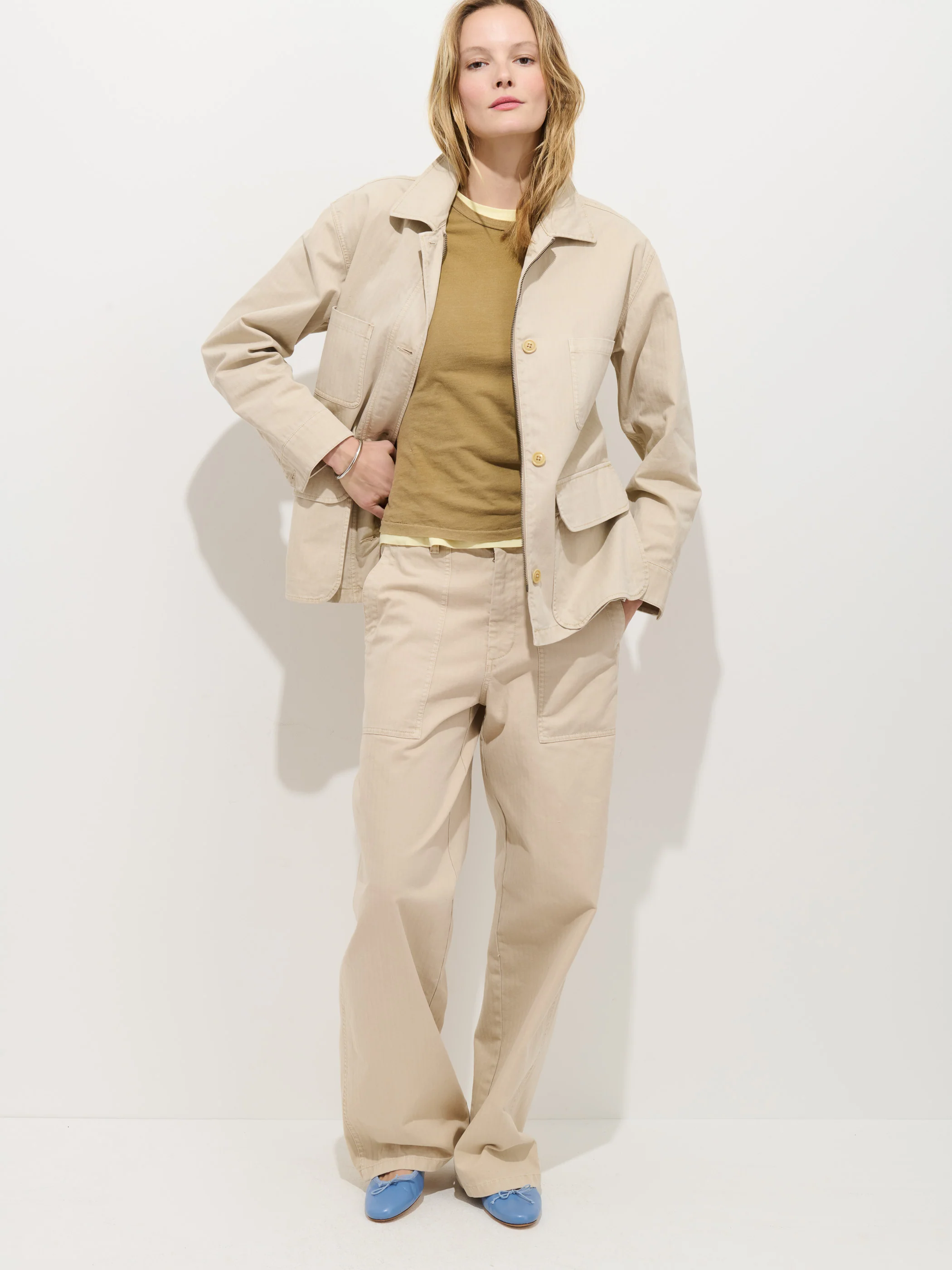 Annie Trouser in Herringbone - Image 3