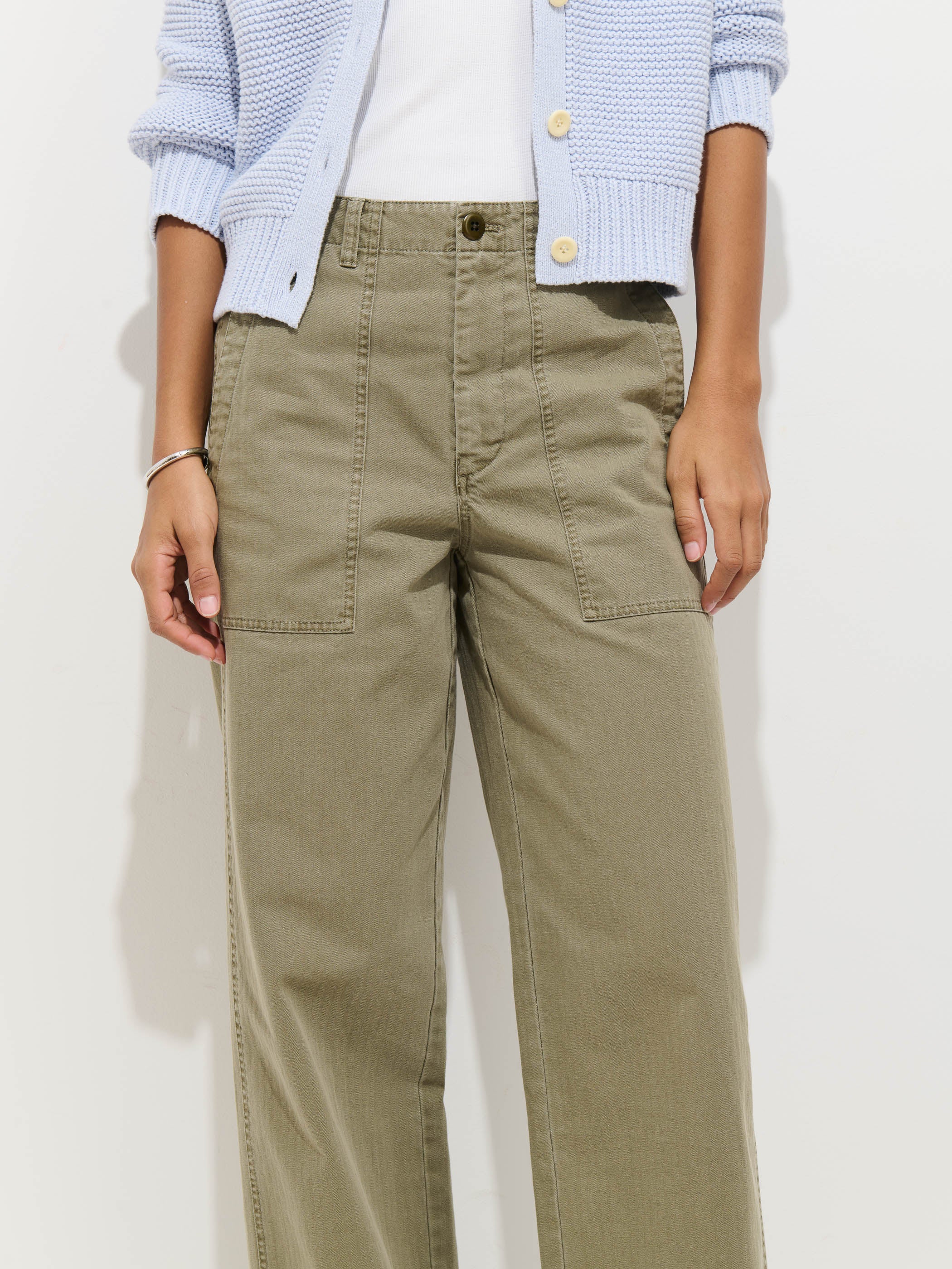Annie Trouser in Herringbone - Image 5