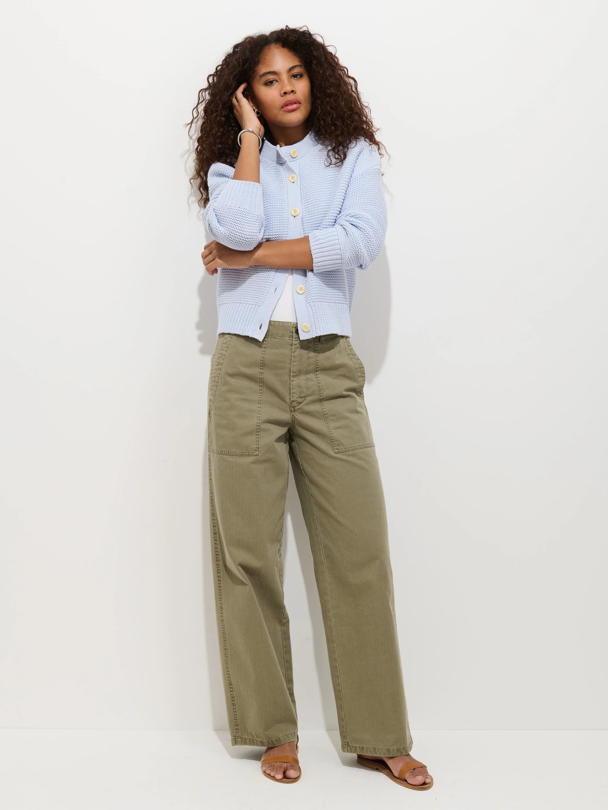 Nico Cardigan in Cotton - Image 3