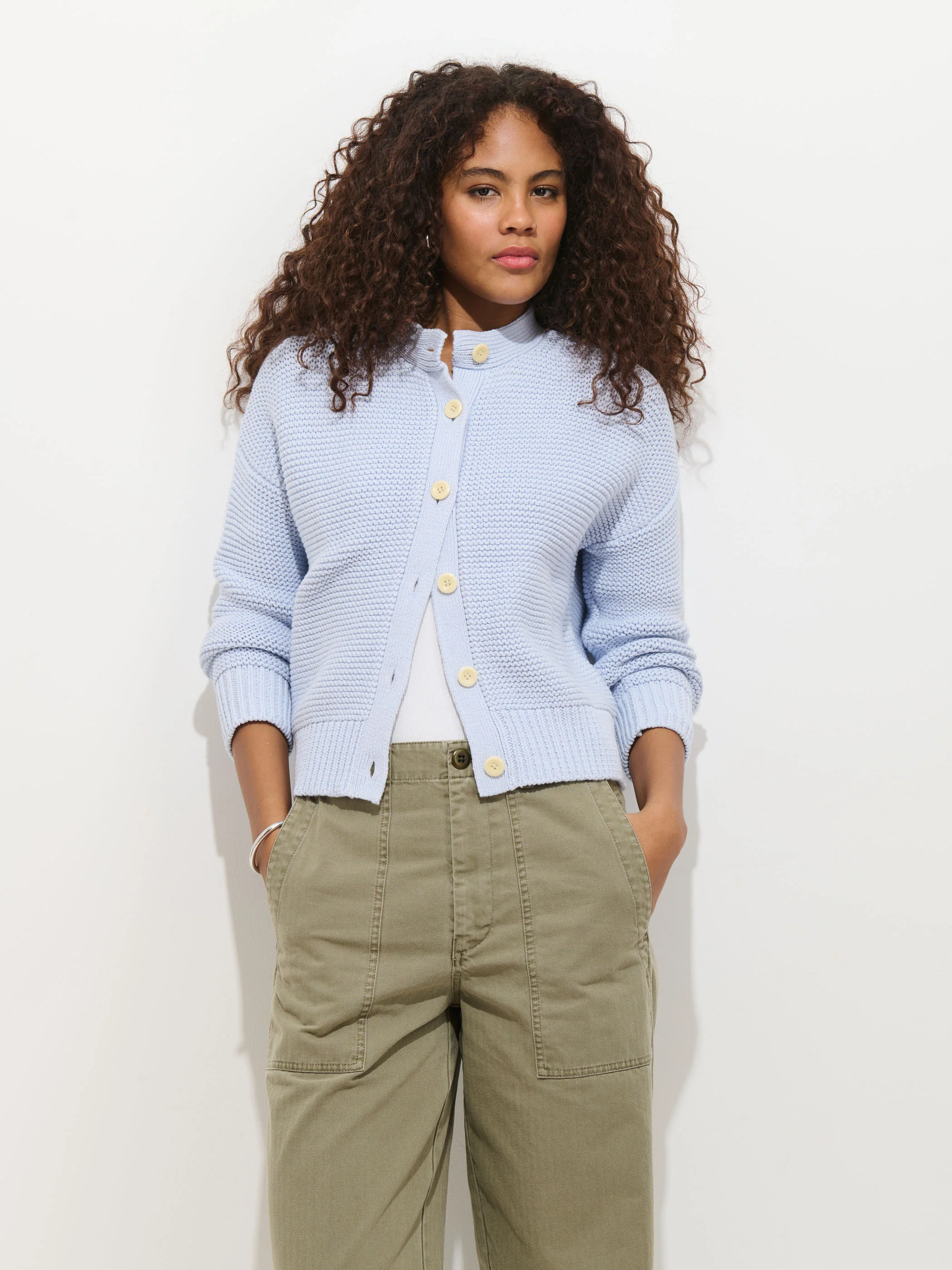 Nico Cardigan in Cotton - Image 4