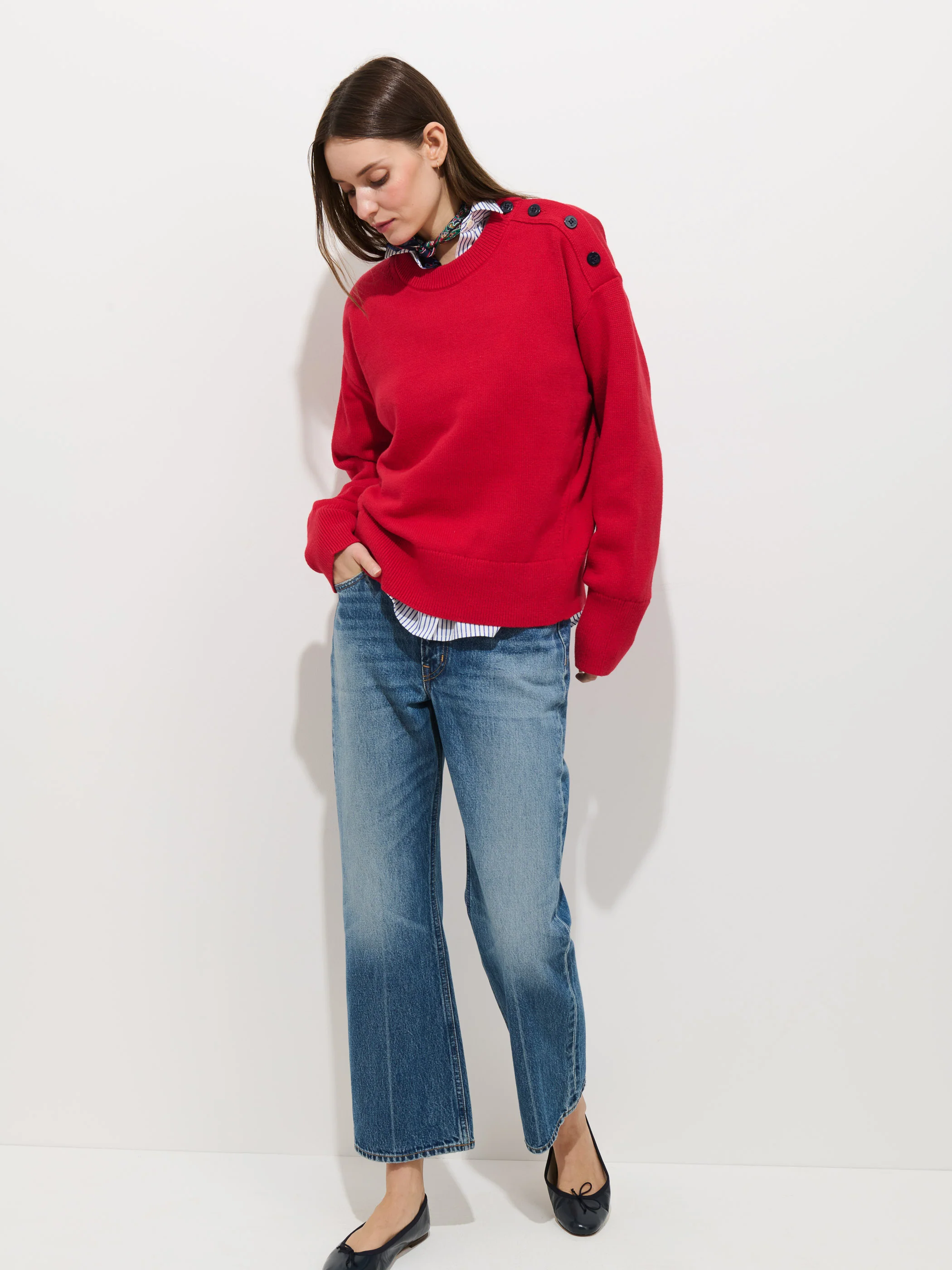 Normandy Sweater In Cotton - Image 5