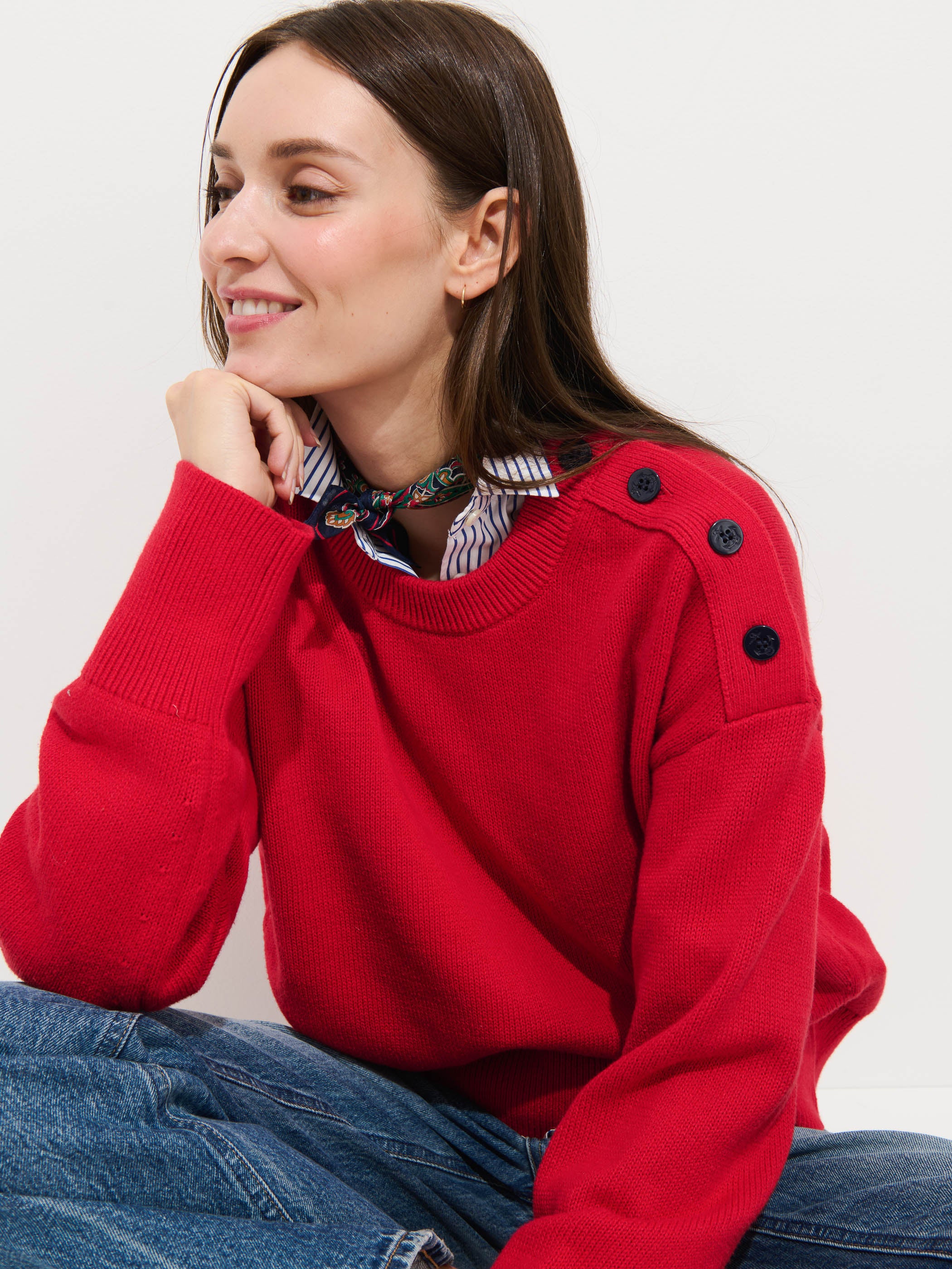 Normandy Sweater In Cotton - Image 7