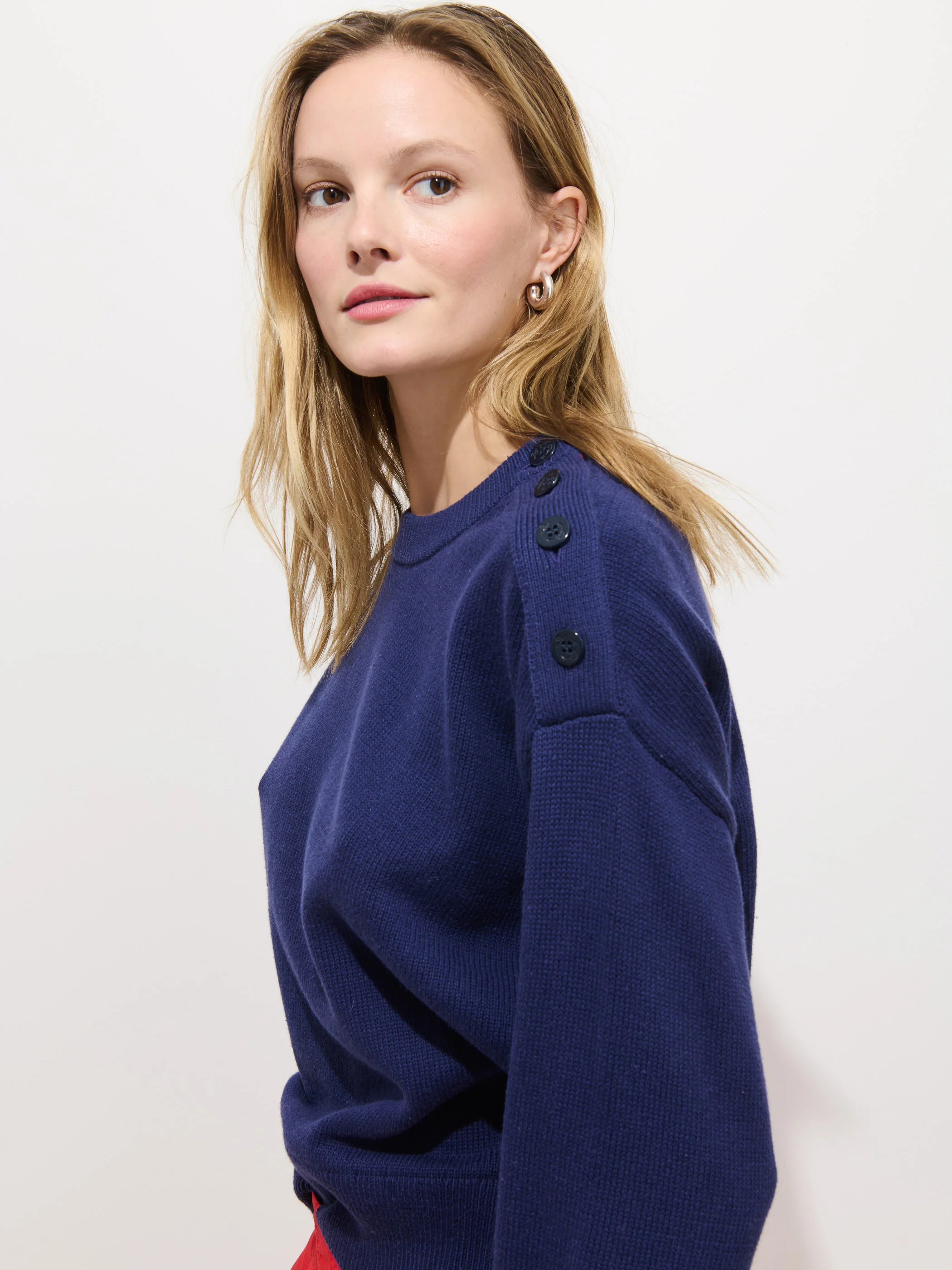 Normandy Sweater In Cotton - Image 3