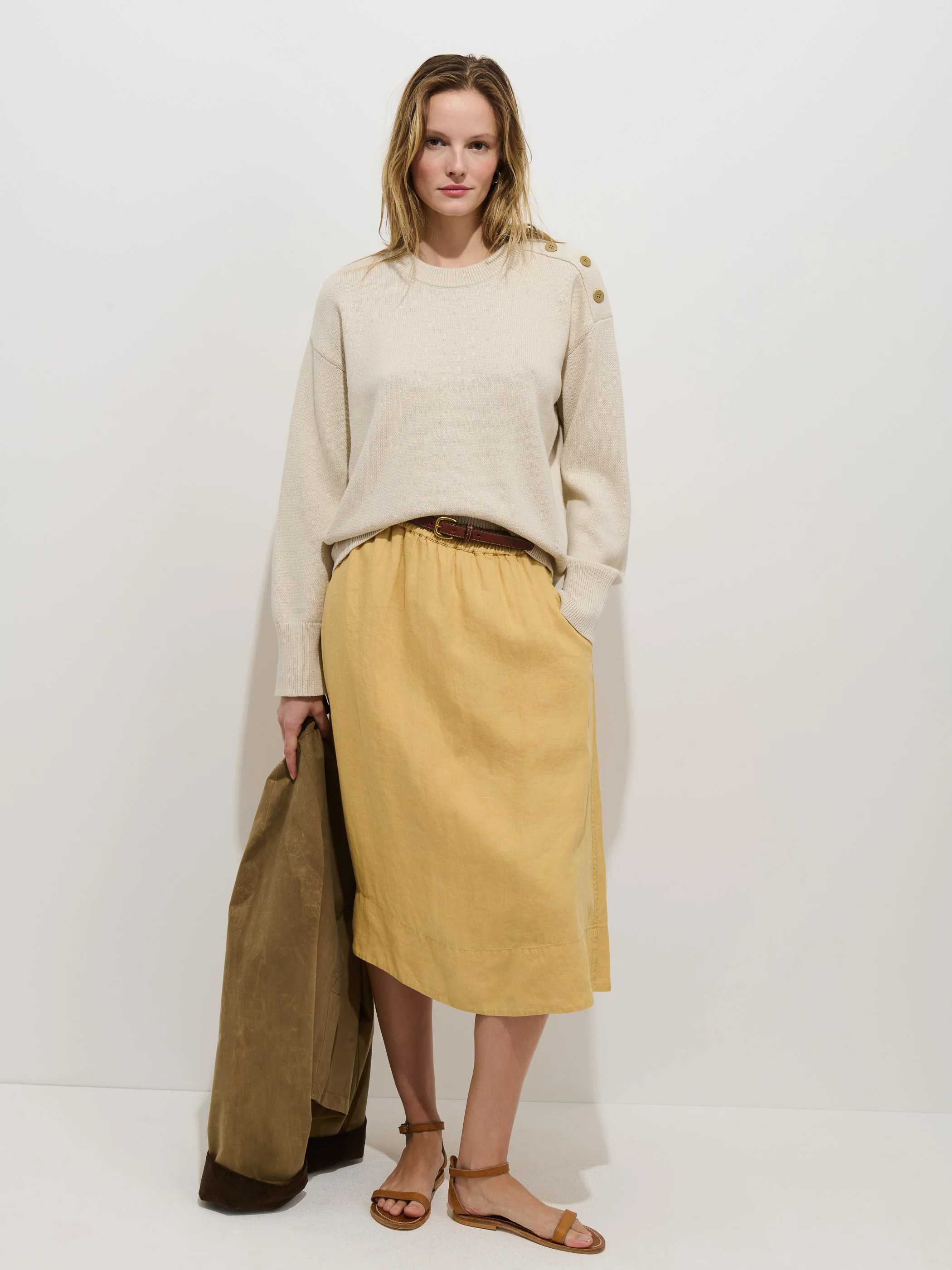 Normandy Sweater In Cotton - Image 3