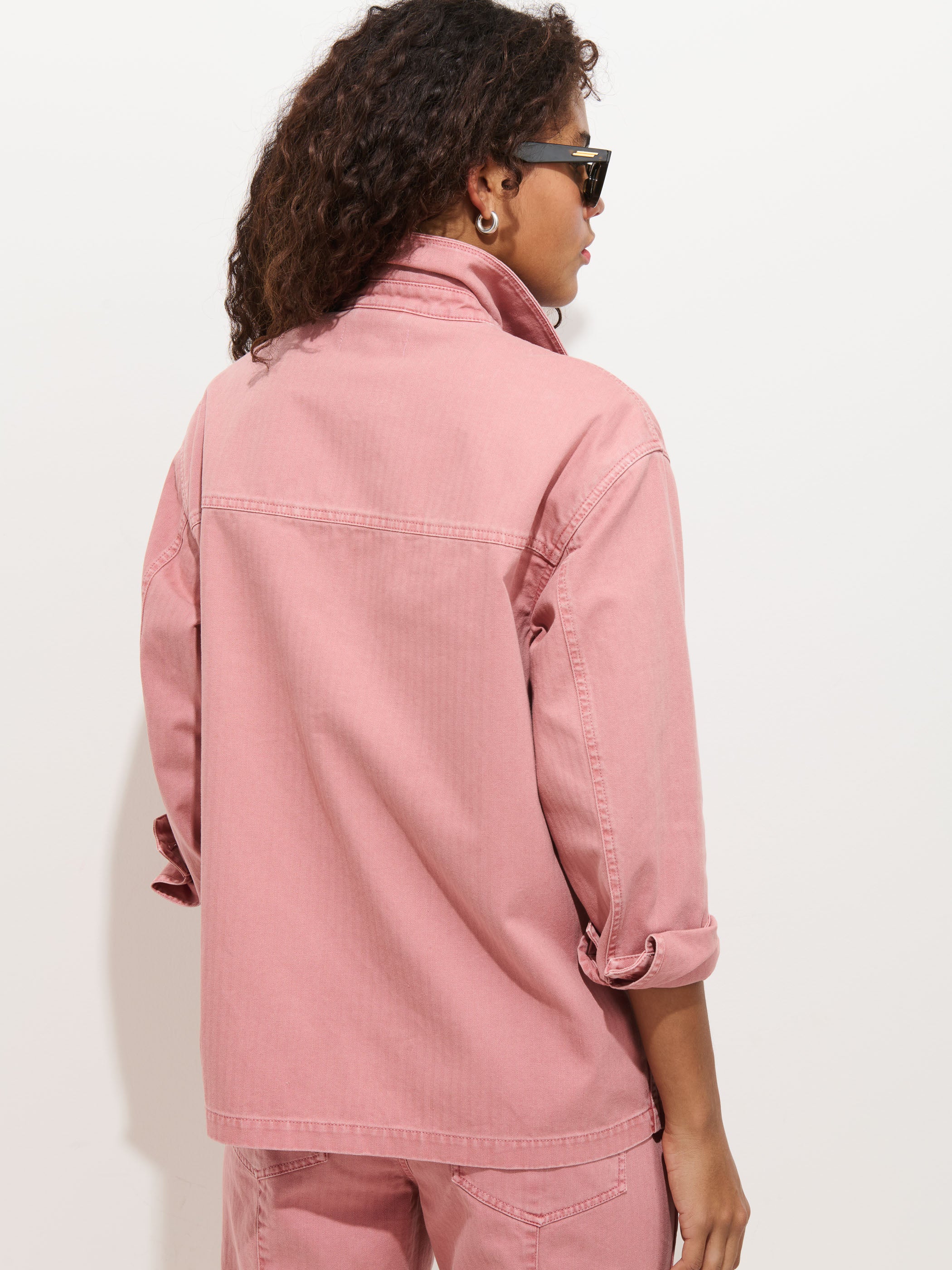 Painter Jacket In Herringbone - Image 4