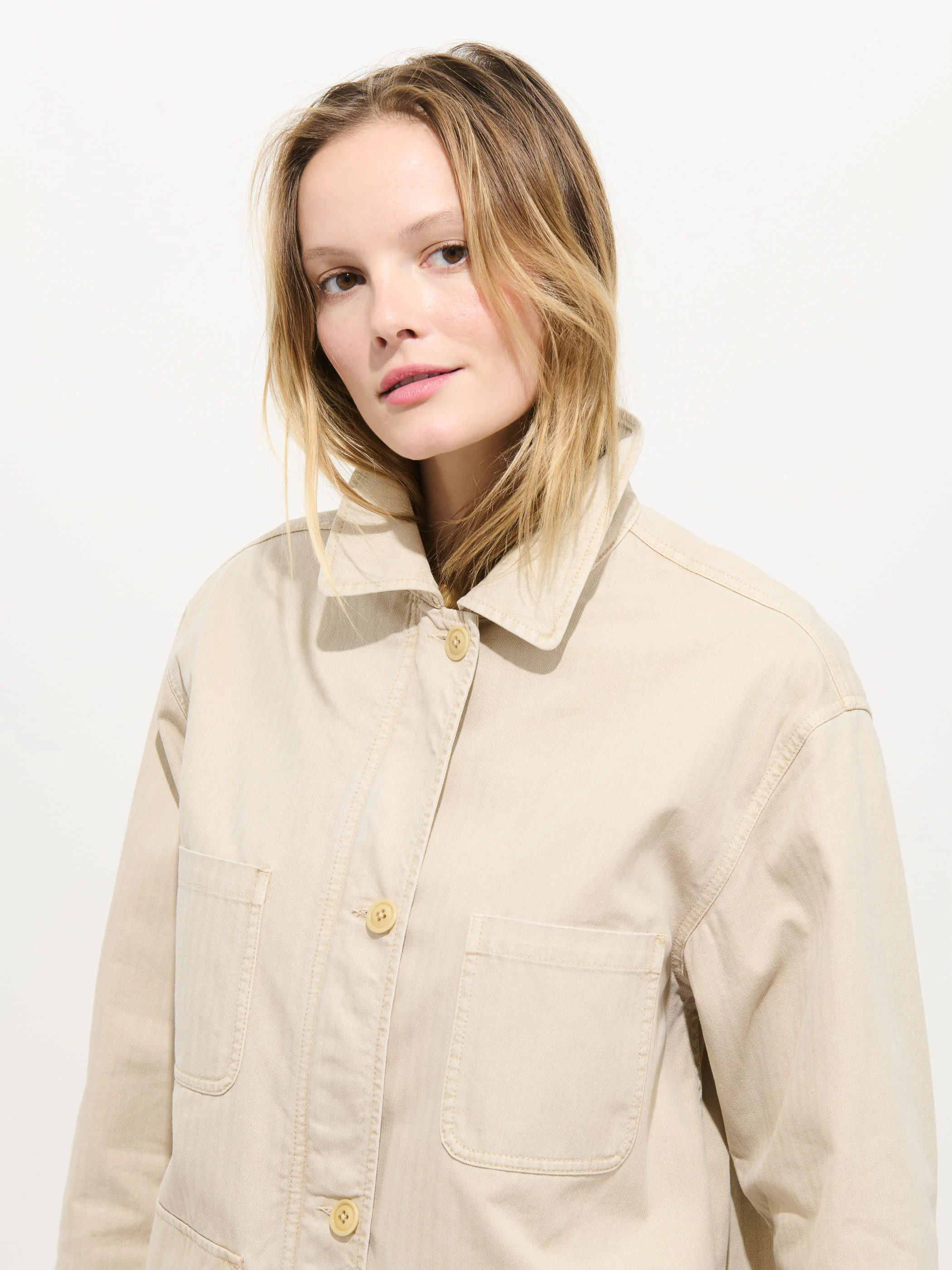 Painter Jacket In Herringbone - Image 4