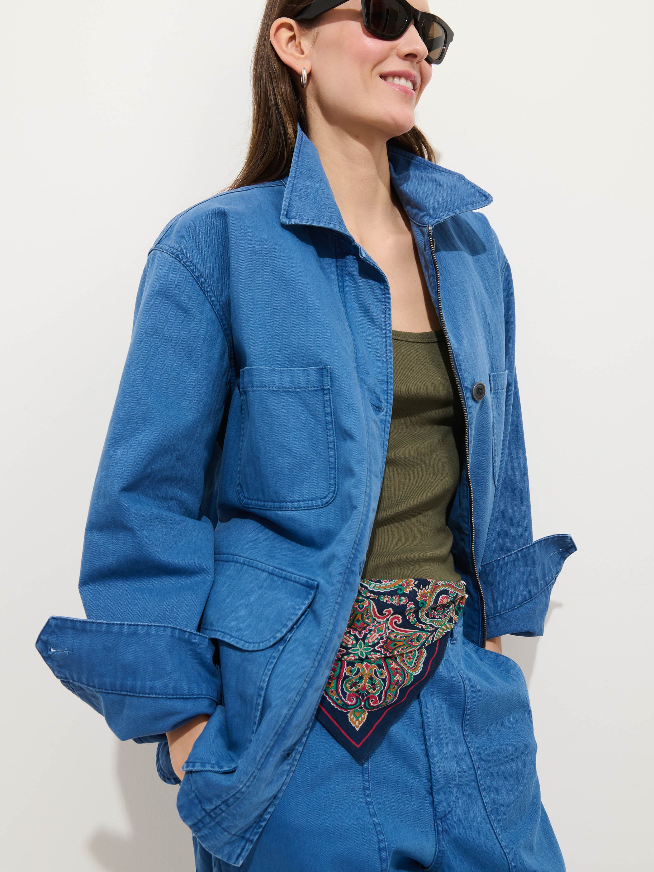 Painter Jacket In Herringbone - Image 4