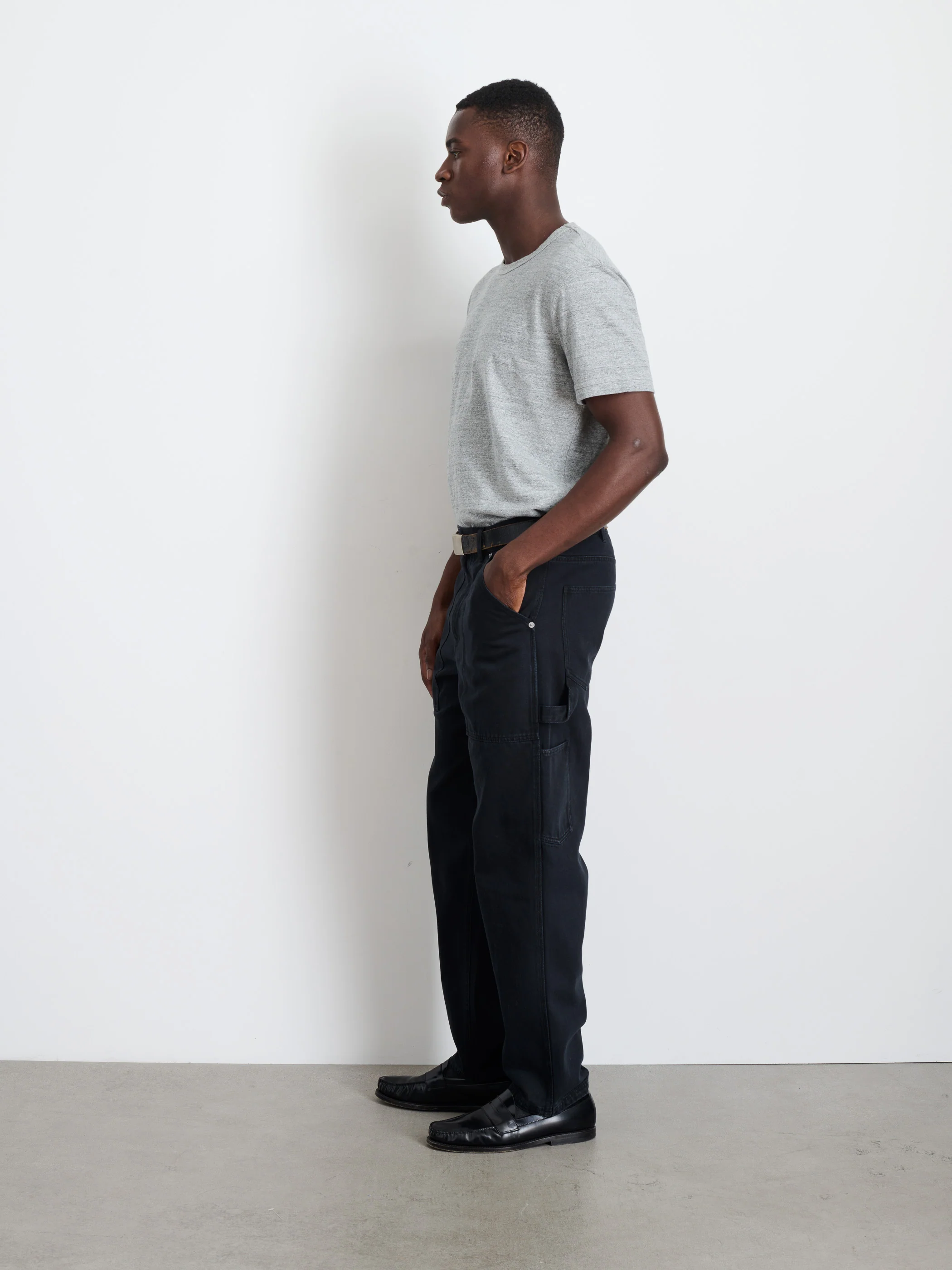 Painter Pant In Recycled Denim - Image 5
