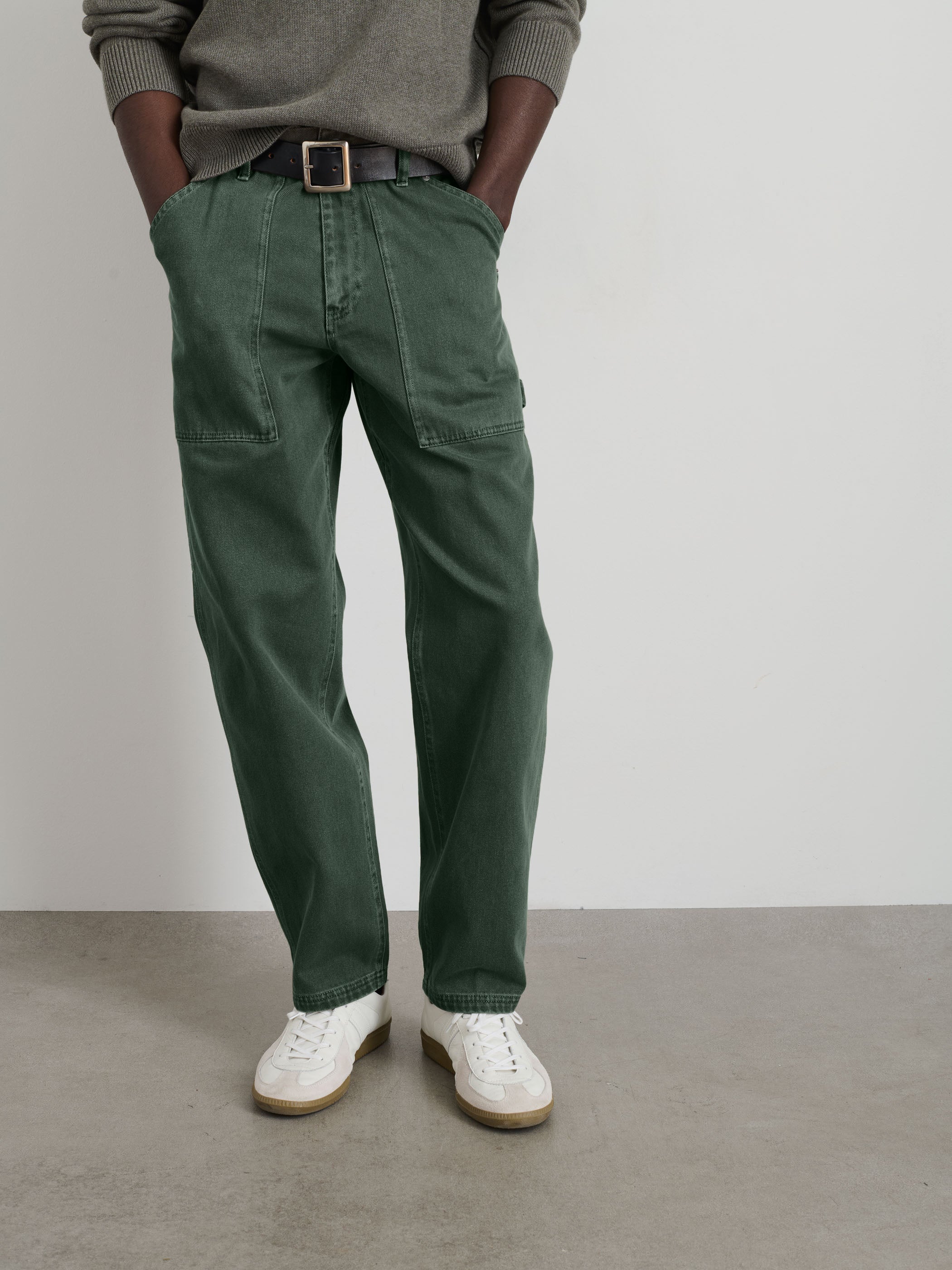 Painter Pant In Recycled Denim - Image 4